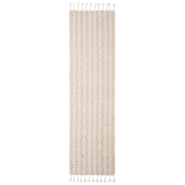 Natura NAT153 Hand Loomed Runner Rug - Beige - 2'3"x8' - Safavieh.