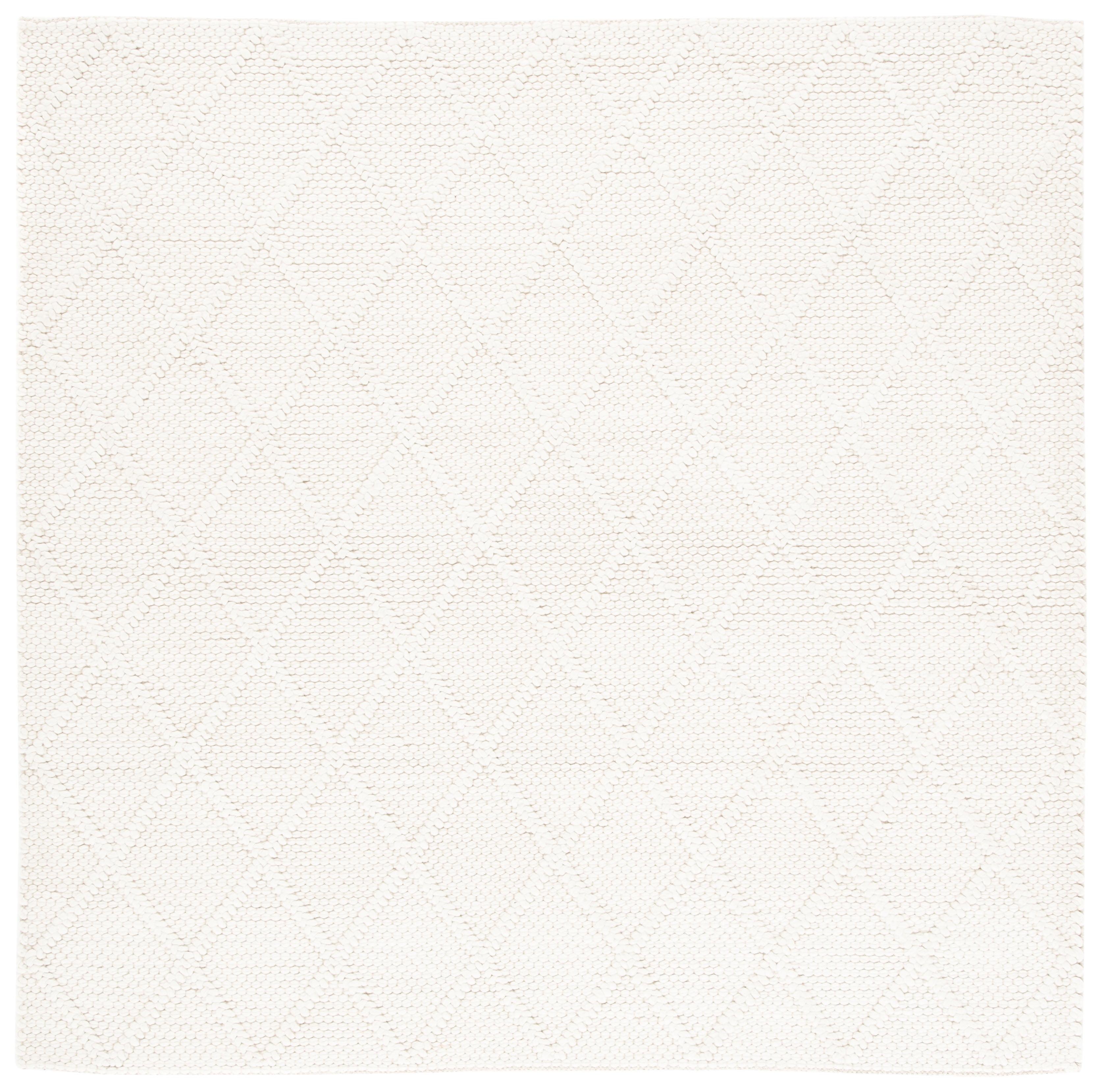 SAFAVIEH Natura Tracery Geometric Area Rug, Ivory, 4' x 4' Square