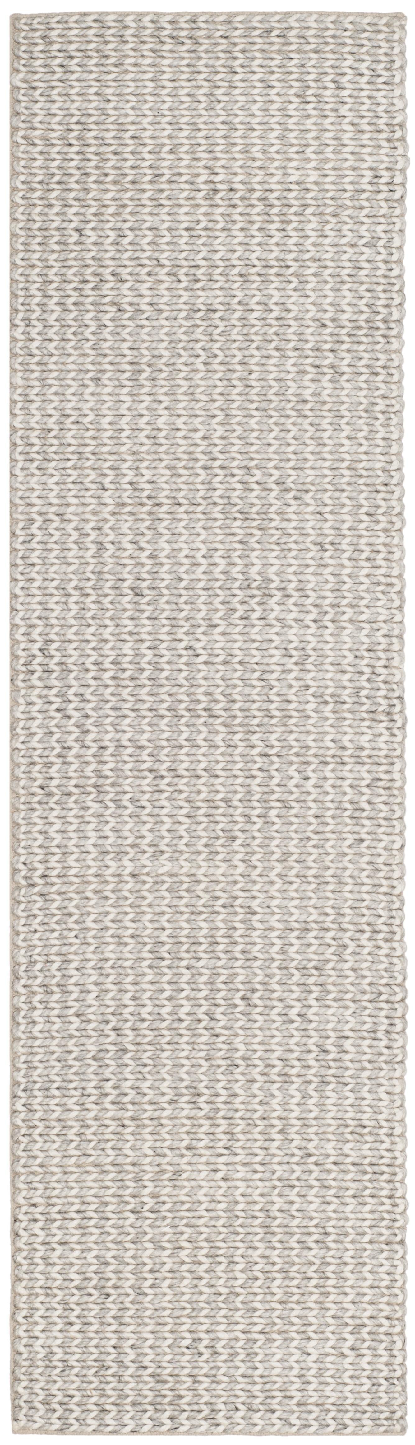 Natura NAT311 Hand Woven Runner Rug - Ivory/Silver - 2'3"x22' - Safavieh.