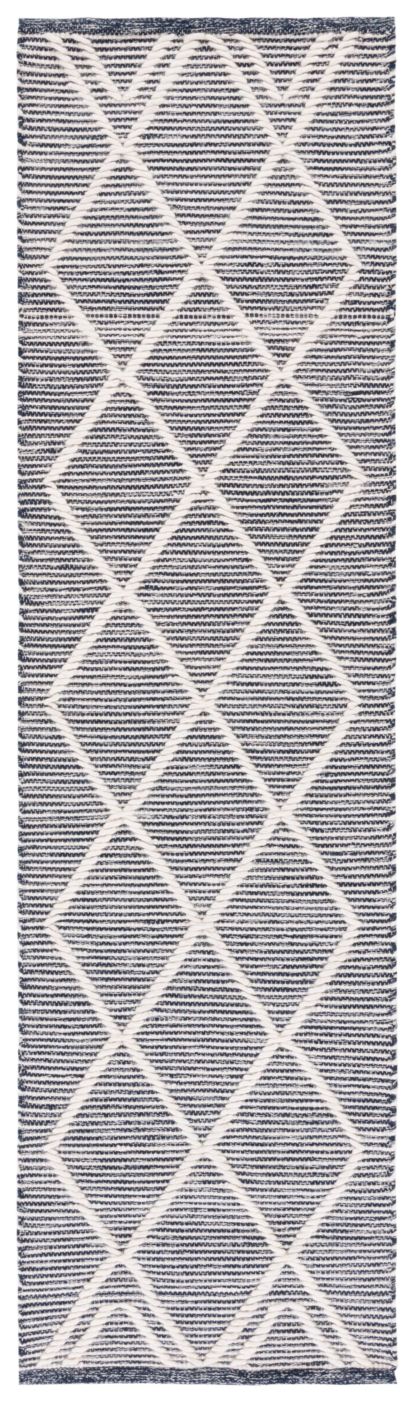 Natura NAT712 Hand Woven Indoor Runner Rug - Ivory/Blue - 2'3"x8' - Safavieh.