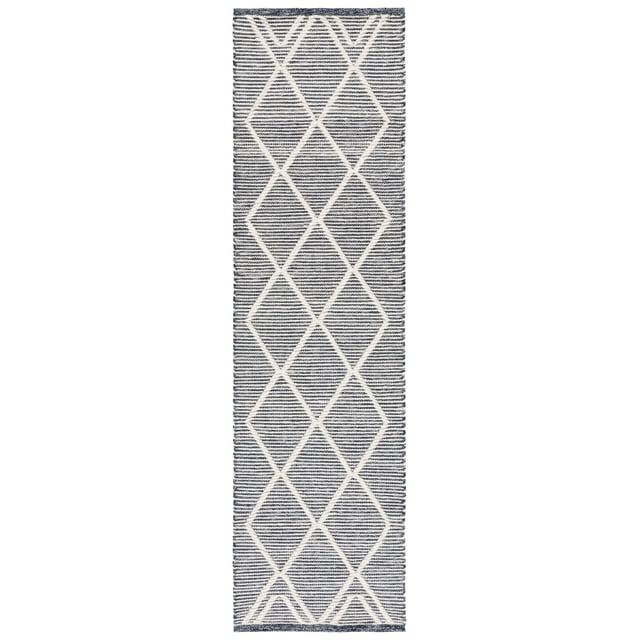 Natura NAT712 Hand Woven Indoor Runner Rug - Ivory/Blue - 2'3"x8' - Safavieh.