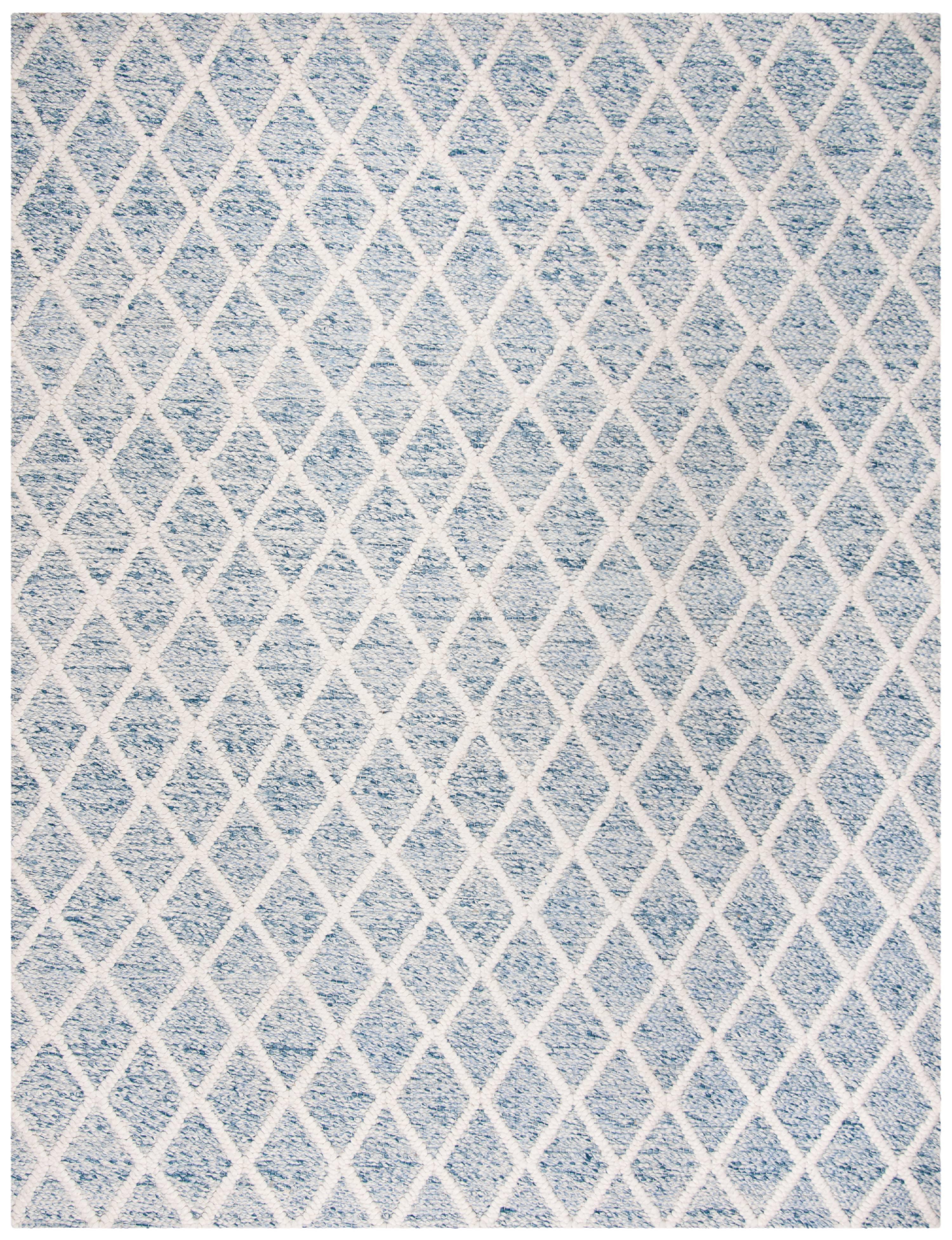 Natura NAT711 Hand Woven Area Rug - Ivory/Blue - 8'x10' - Safavieh.