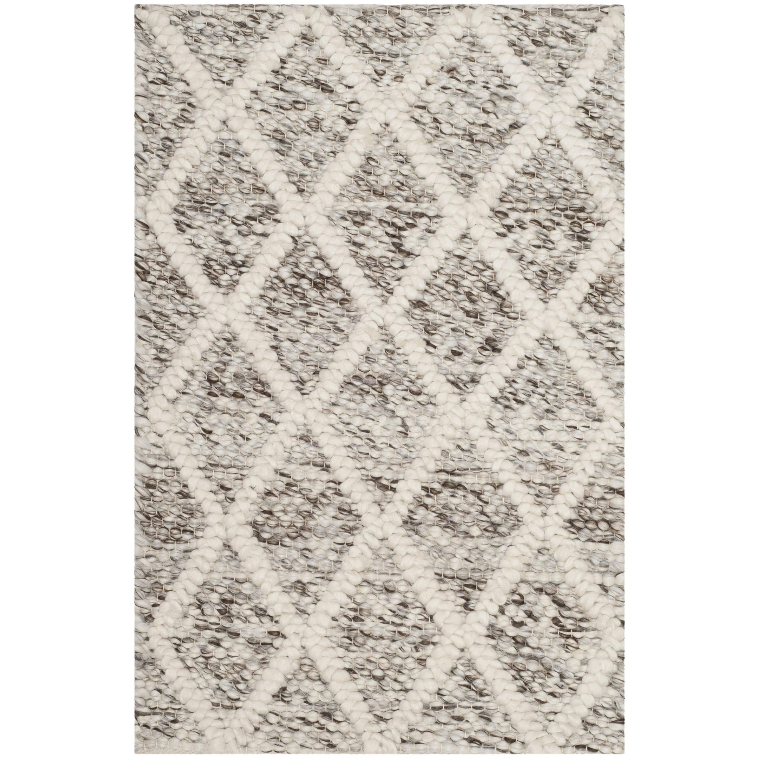 Natura NAT711 Hand Woven Indoor Accent Rug - Ivory/Stone - 2'x3' - Safavieh.