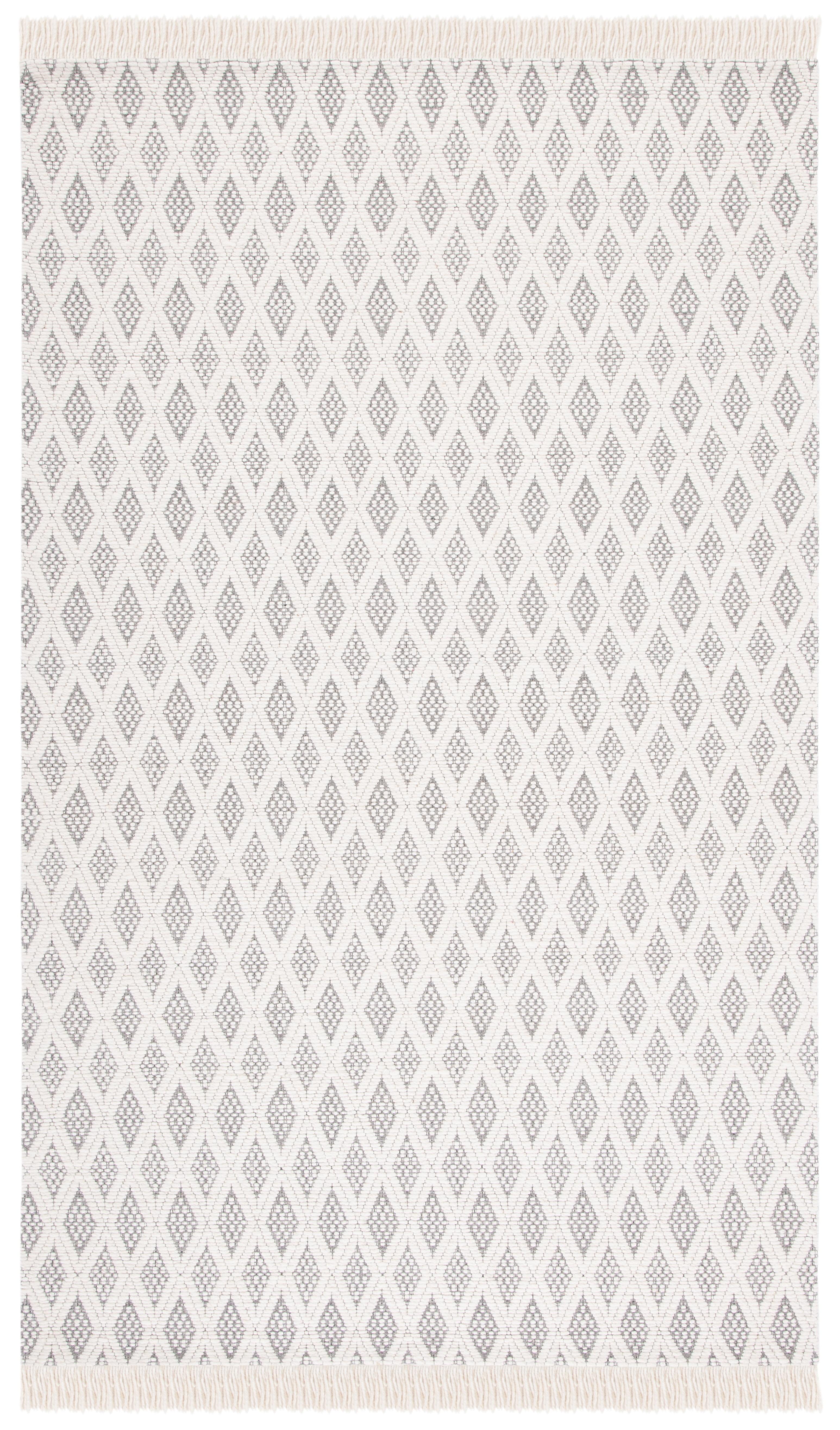 Natura NAT865 Hand Woven Indoor Area Rug - Ivory/Grey - 4'x6' - Safavieh