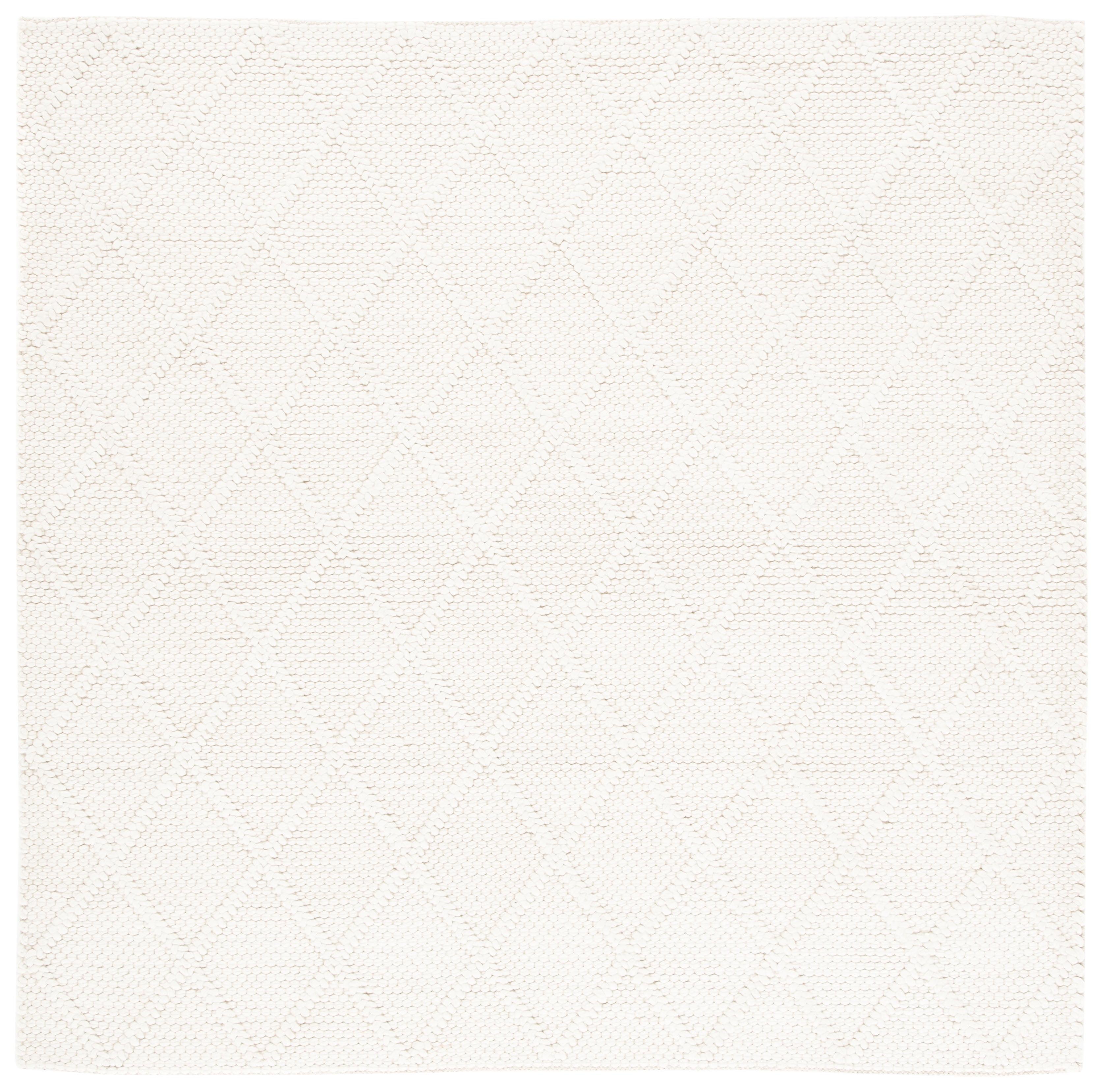 Natura NAT310 Hand Woven Area Rug - Ivory/Ivory - 4'x4' - Safavieh.