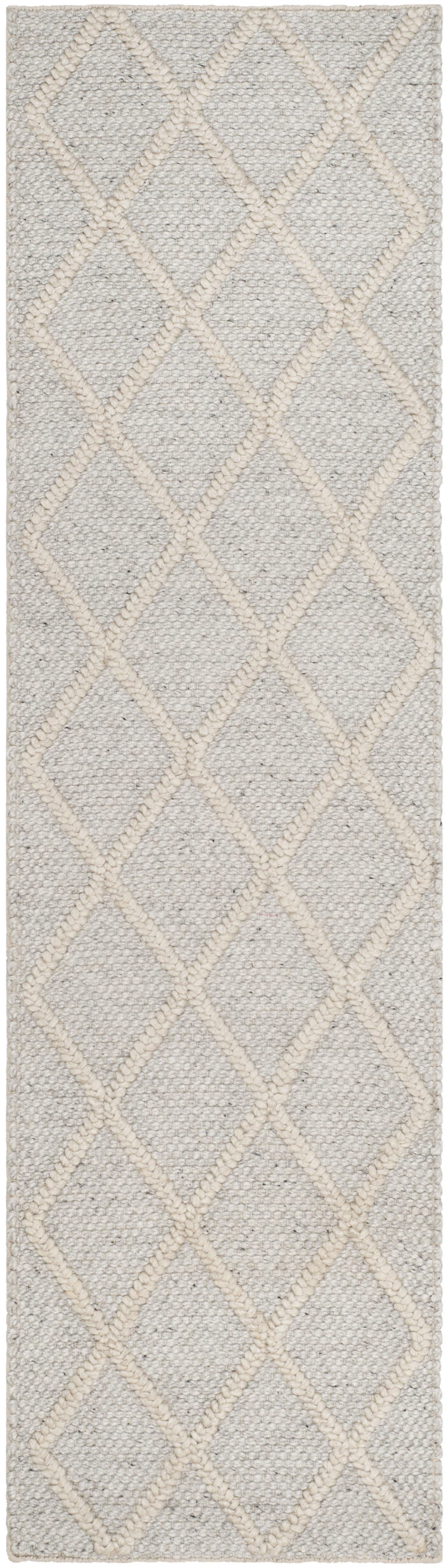 Natura NAT310 Hand Woven Runner Rug - Silver/Ivory - 2'3"x10' - Safavieh.