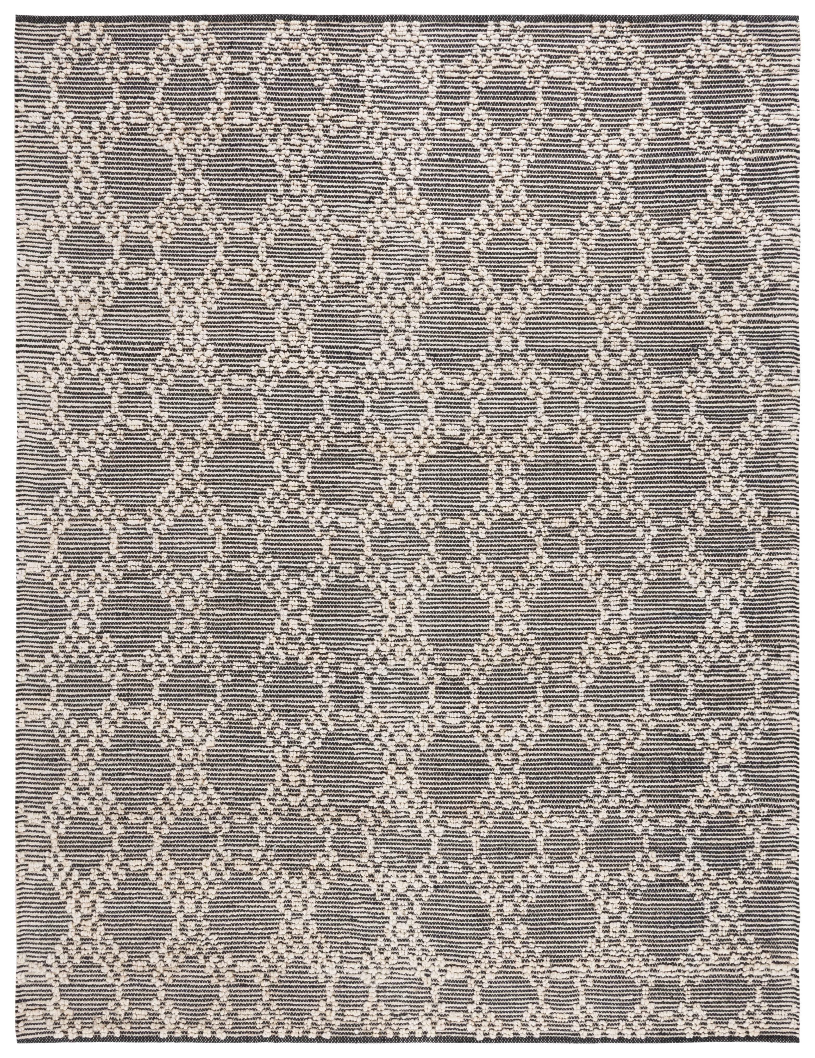 Natural Fiber NF383 Flat Weave Indoor Area Rug - Blush/Black - 8'x10' - Safavieh