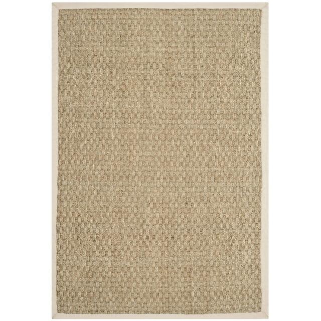 Natural Fiber NF114 Power Loomed Indoor Area Rug - Natural/Ivory - 4'x6' - Safavieh
