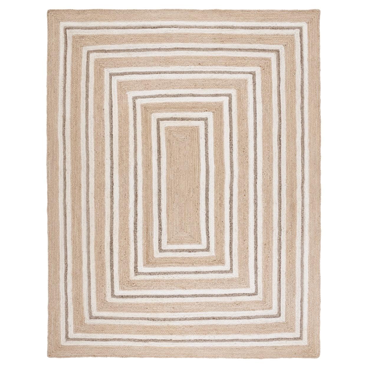 Natural Fiber NF890 Power Loomed Area Rug - Natural/Ivory - 6'x9' - Safavieh.