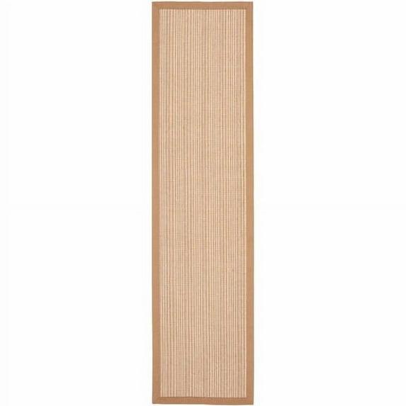 Natural Fiber NF442 Power Loomed Indoor Runner Rug - Tan/Tan - 2'x12' - Safavieh.