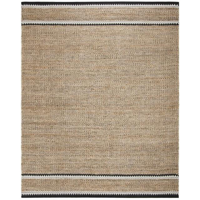 Natural Fiber NF114 Power Loomed Indoor Area Rug - Natural/Black - 9'x12' - Safavieh
