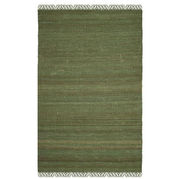 Natural Fiber NF368 Hand Woven Accent Rug - Green - 2'6"x4' - Safavieh.