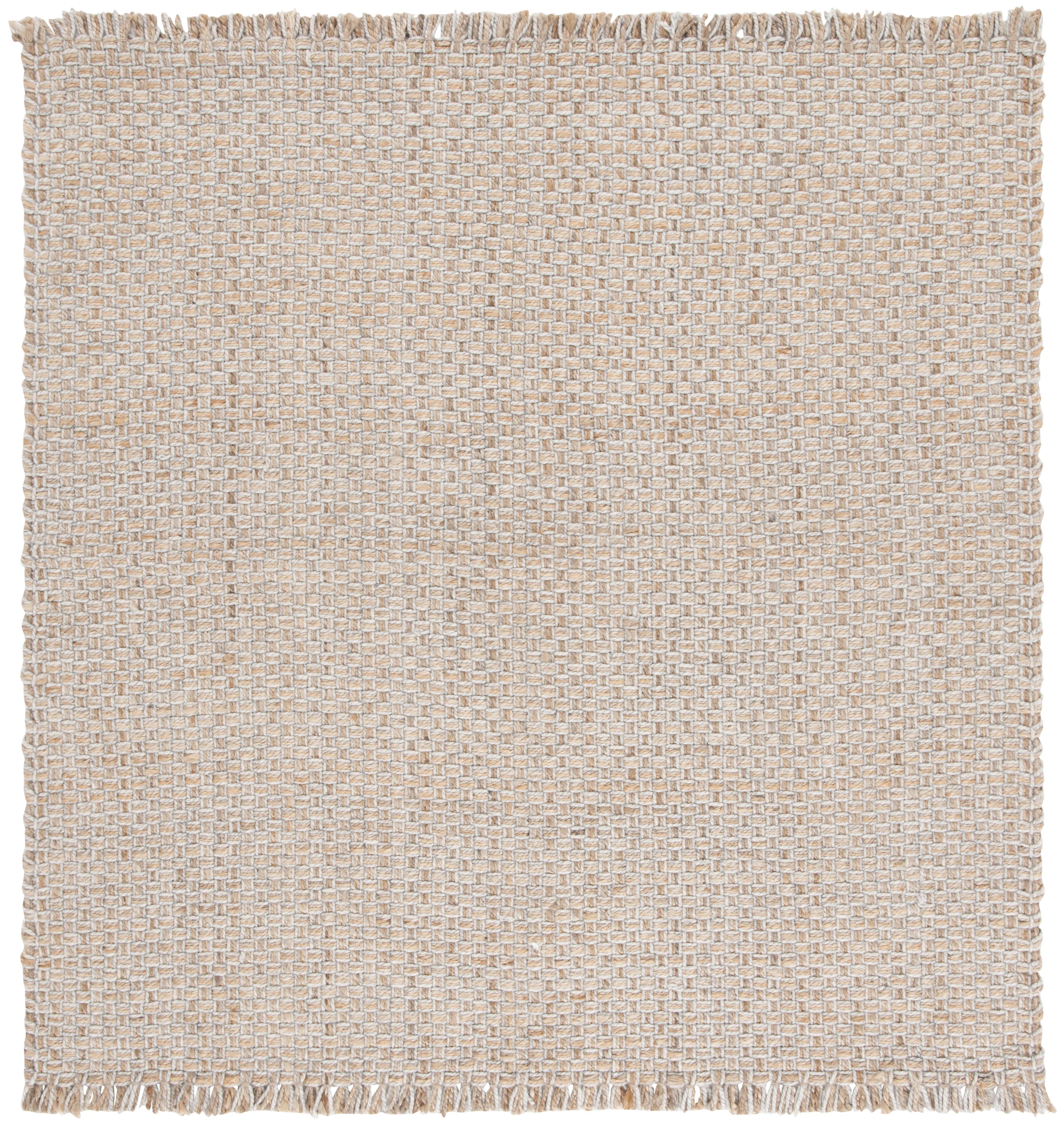 Natural Fiber NF368 Hand Woven Indoor Area Rug - Ivory - 6'x6' - Safavieh.