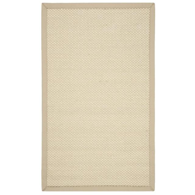 Natural Fiber NF150 Power Loomed Indoor Runner - Ivory/Light Beige - 2'6"x4' - Safavieh
