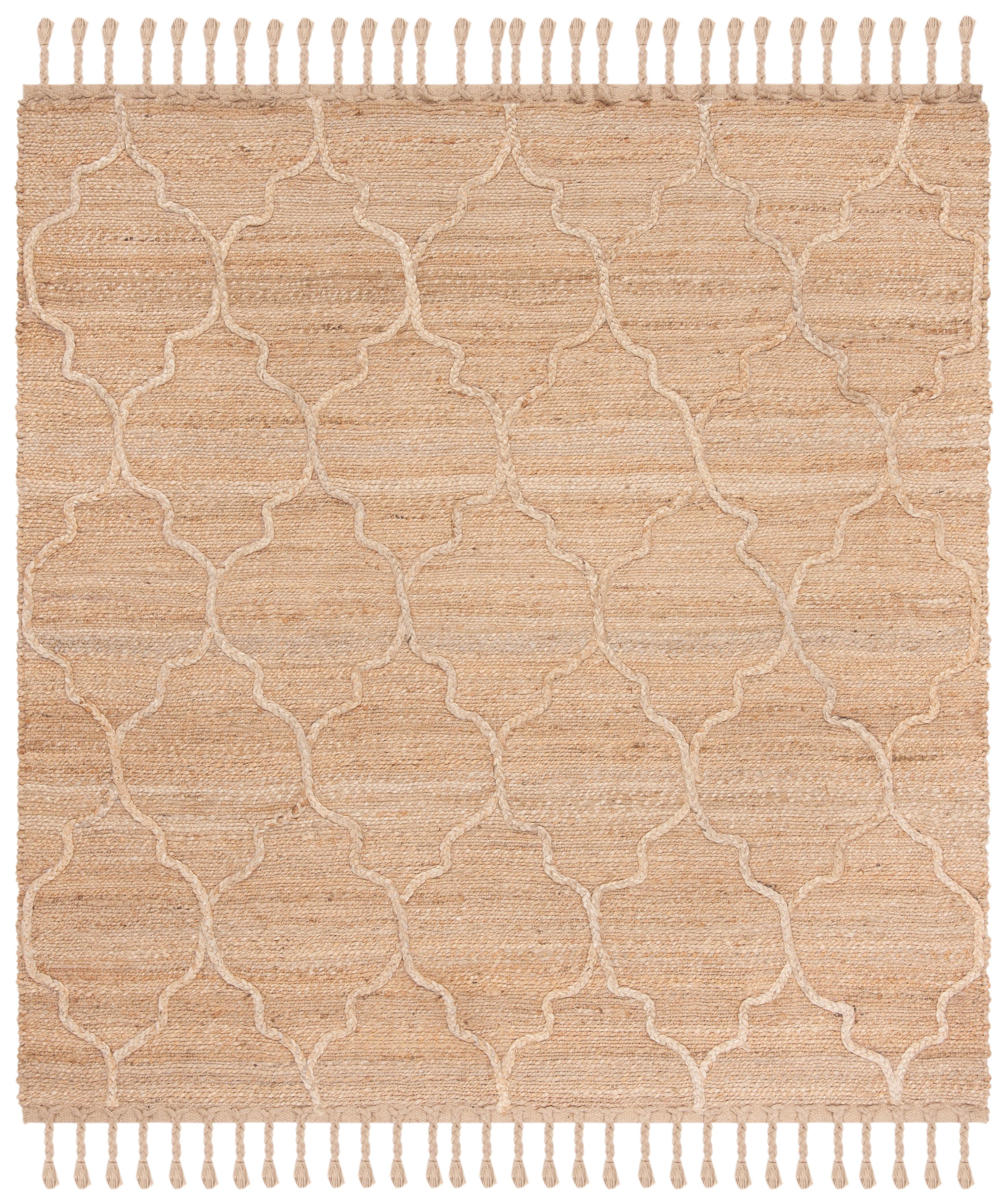 Natural Fiber NF106 Hand Woven Area Rug - Natural - 4'x4' - Safavieh..
