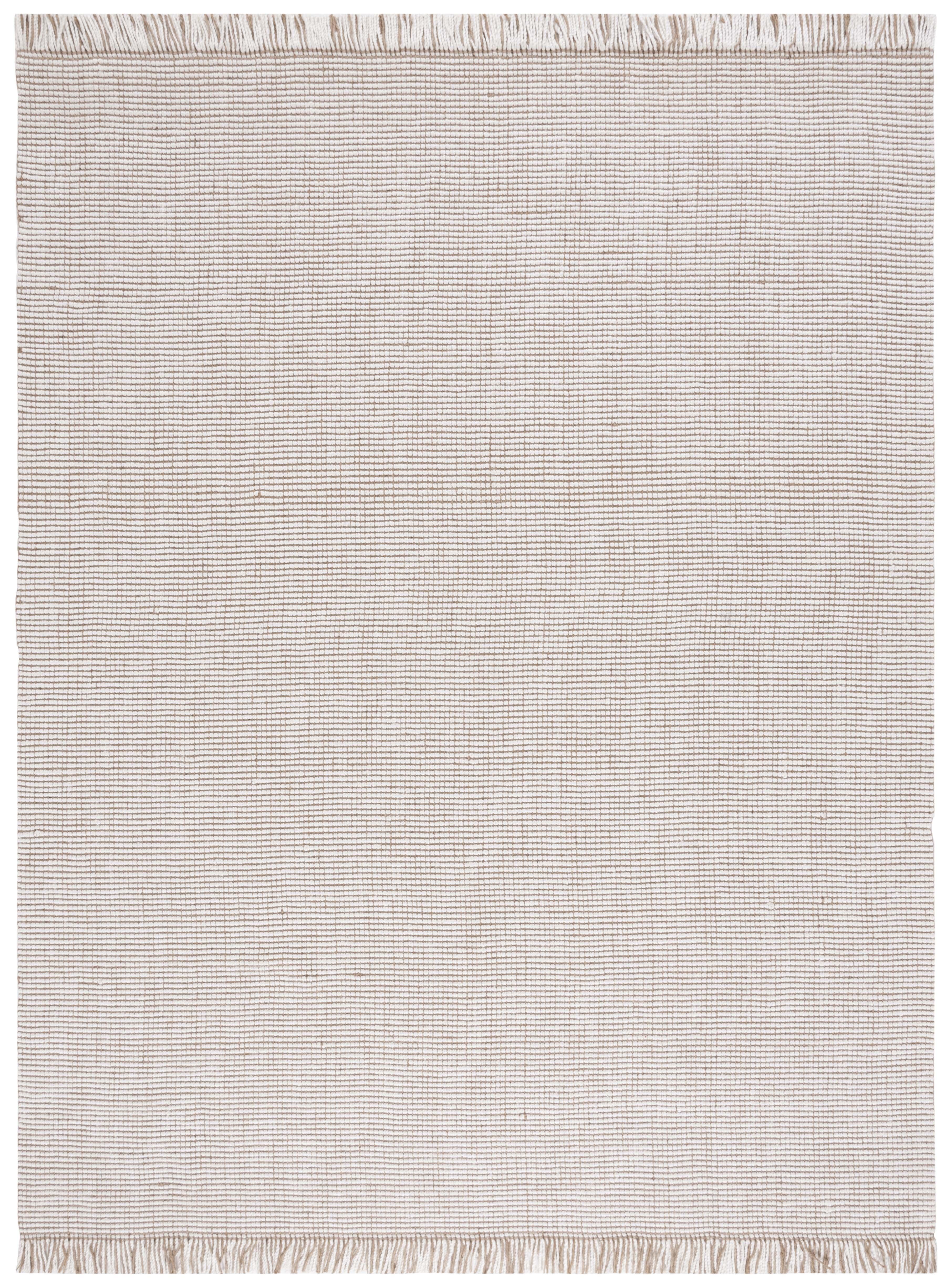 SAFAVIEH Natural Fiber Crawford Abstract Area Rug, Ivory/Natural, 10' x 14'