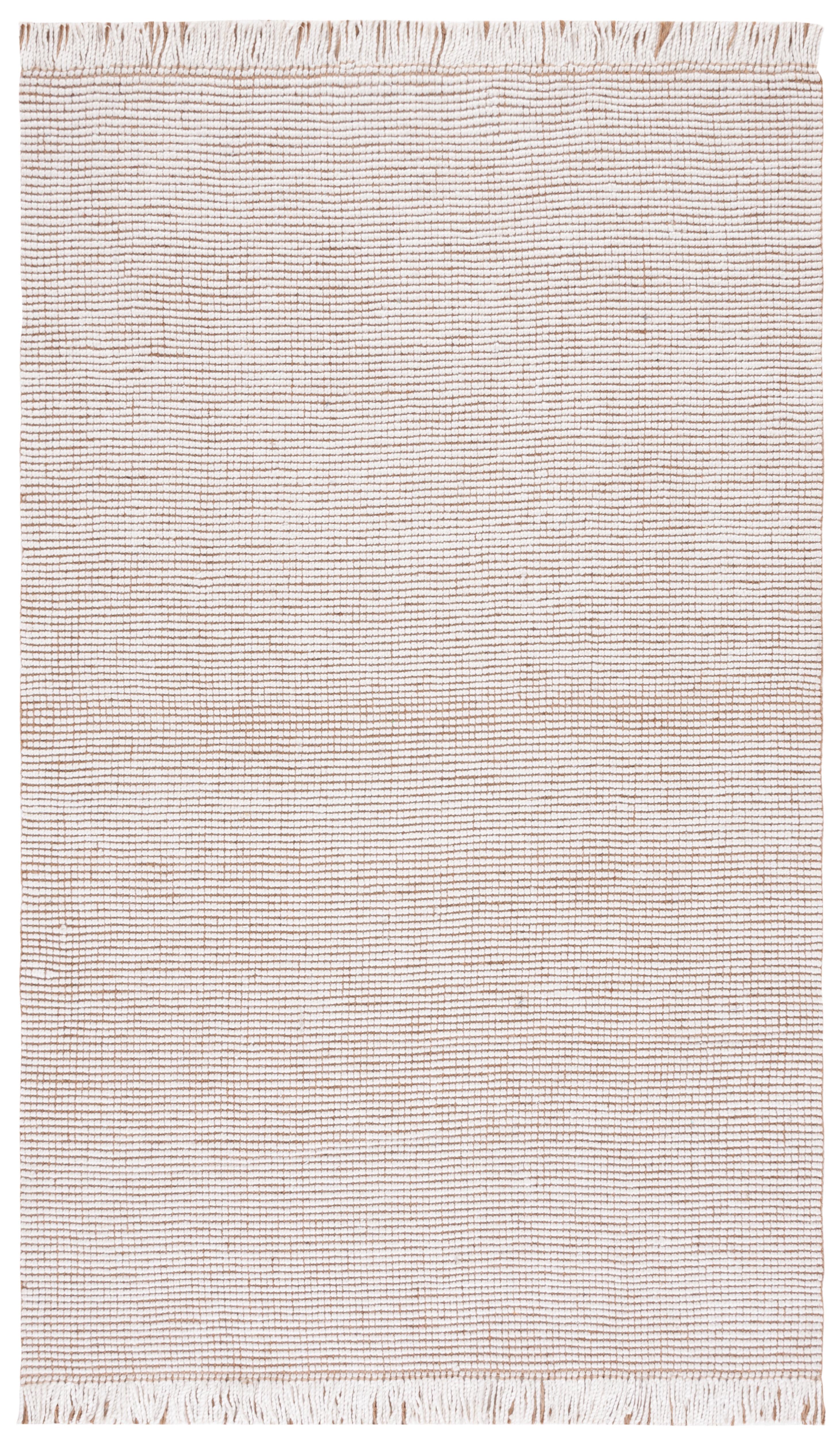 Natural Fiber NF826 Hand Woven Indoor Area Rug - Ivory/Natural - 4'x6' - Safavieh