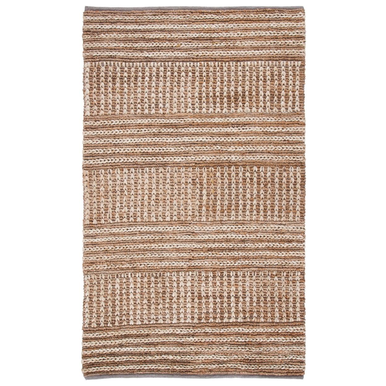 Natural Fiber NF747 Hand Woven Indoor Area Rug - Light Grey - 8'x10' - Safavieh