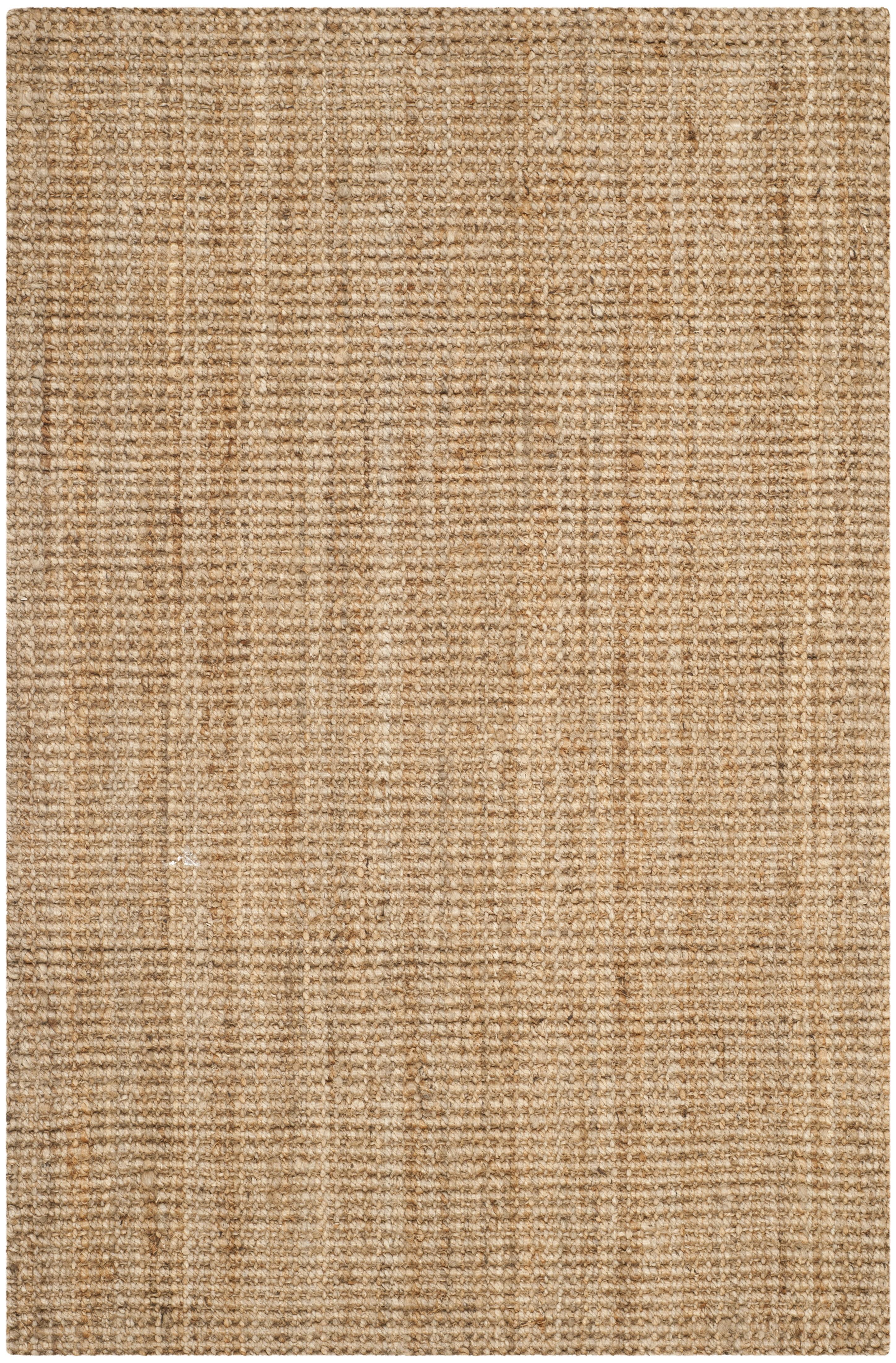 Hand-Knotted Artisan Jute Rug 2' x 3' - Natural Rectangular Design