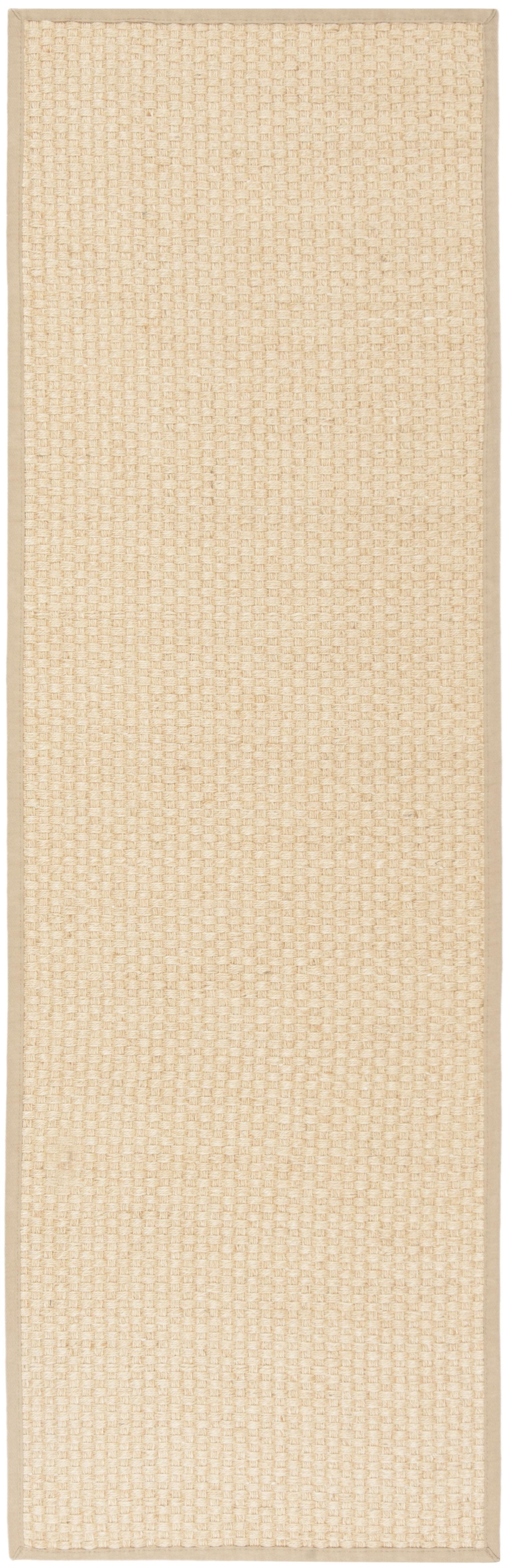 Natural Fiber NF156 Power Loomed Runner Rug - Natural/Beige - 2'6"x6' - Safavieh.