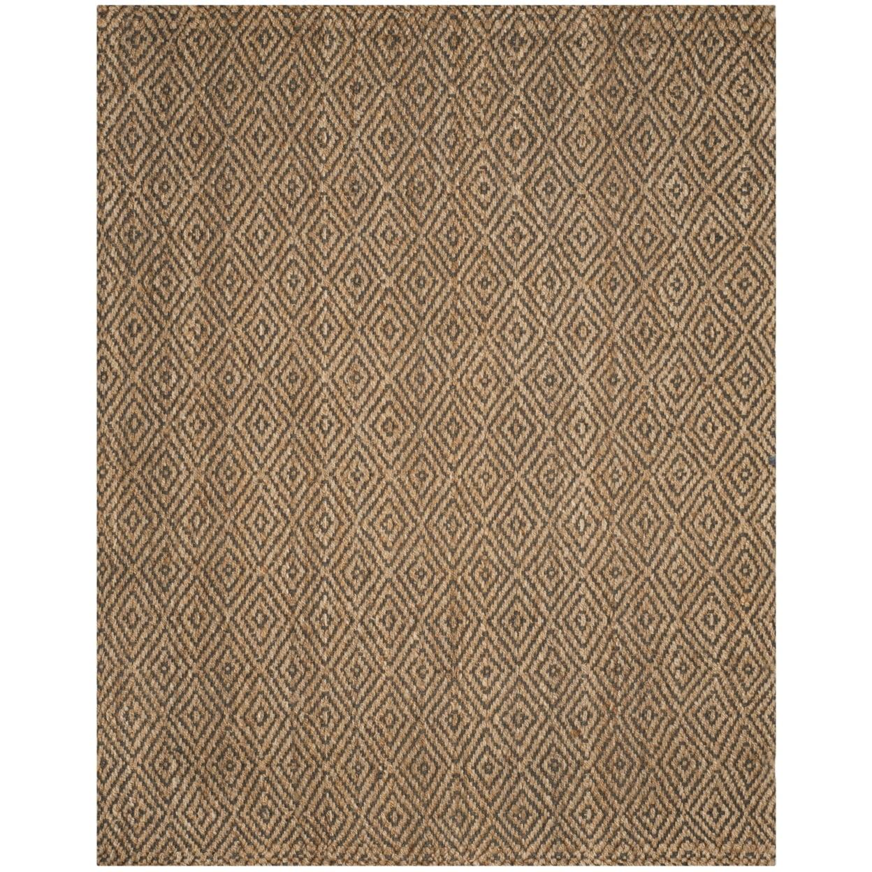 Natural Fiber NF181 Hand Woven Indoor Area Rug - Natural/Grey - 5'x8' - Safavieh.