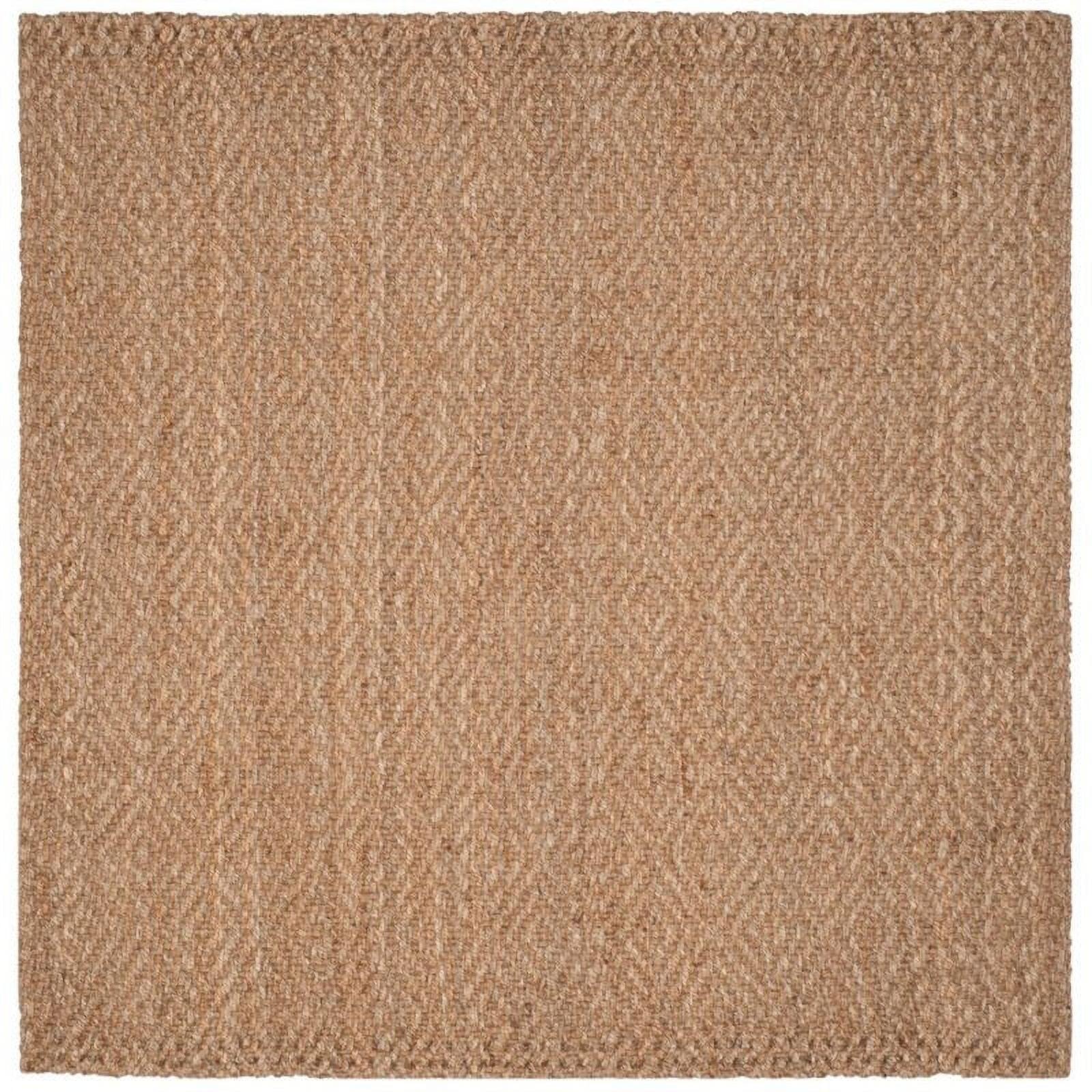 Natural Jute Hand-Woven Rectangular Area Rug, 5' x 8'