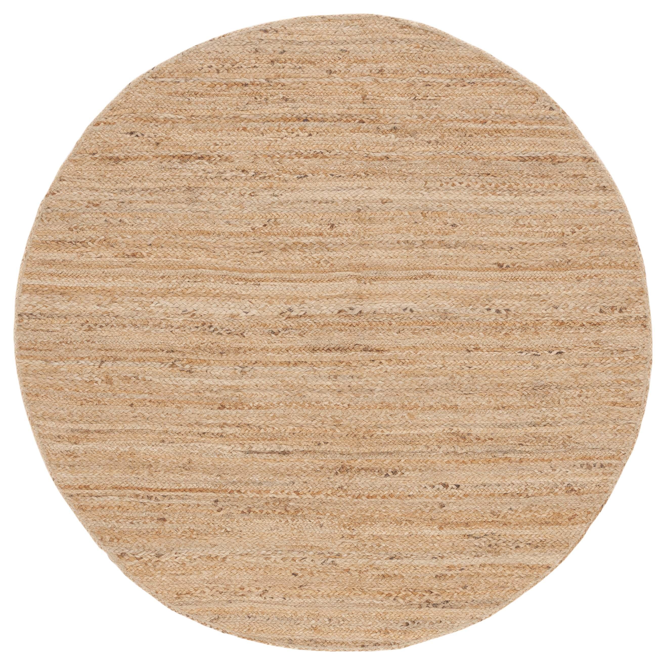 Natural Fiber NFB305 Hand Woven Area Rug - Natural - 5' round - Safavieh.