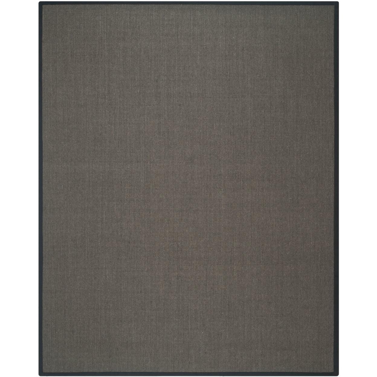 Natural Fiber NF441 Power Loomed Indoor Accent Rug - Charcoal/Charcoal - 3'x5' - Safavieh.