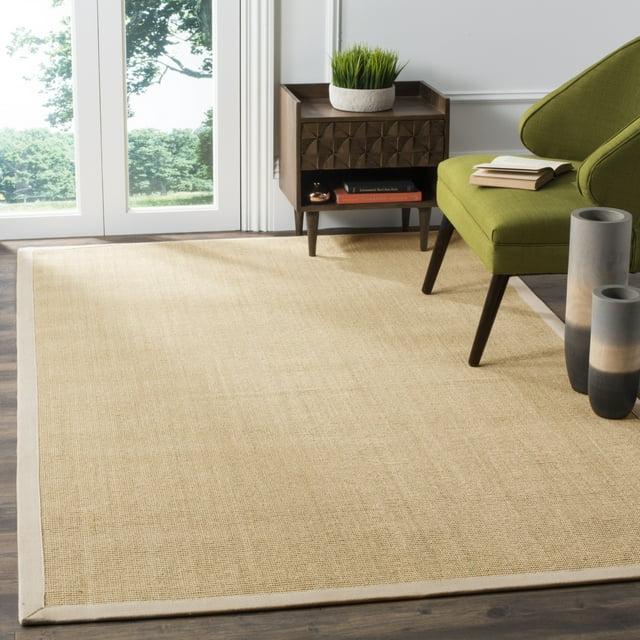 Natural Fiber NF441 Power Loomed Indoor Runner Rug - Maize/Wheat - 2'6"x12' - Safavieh.