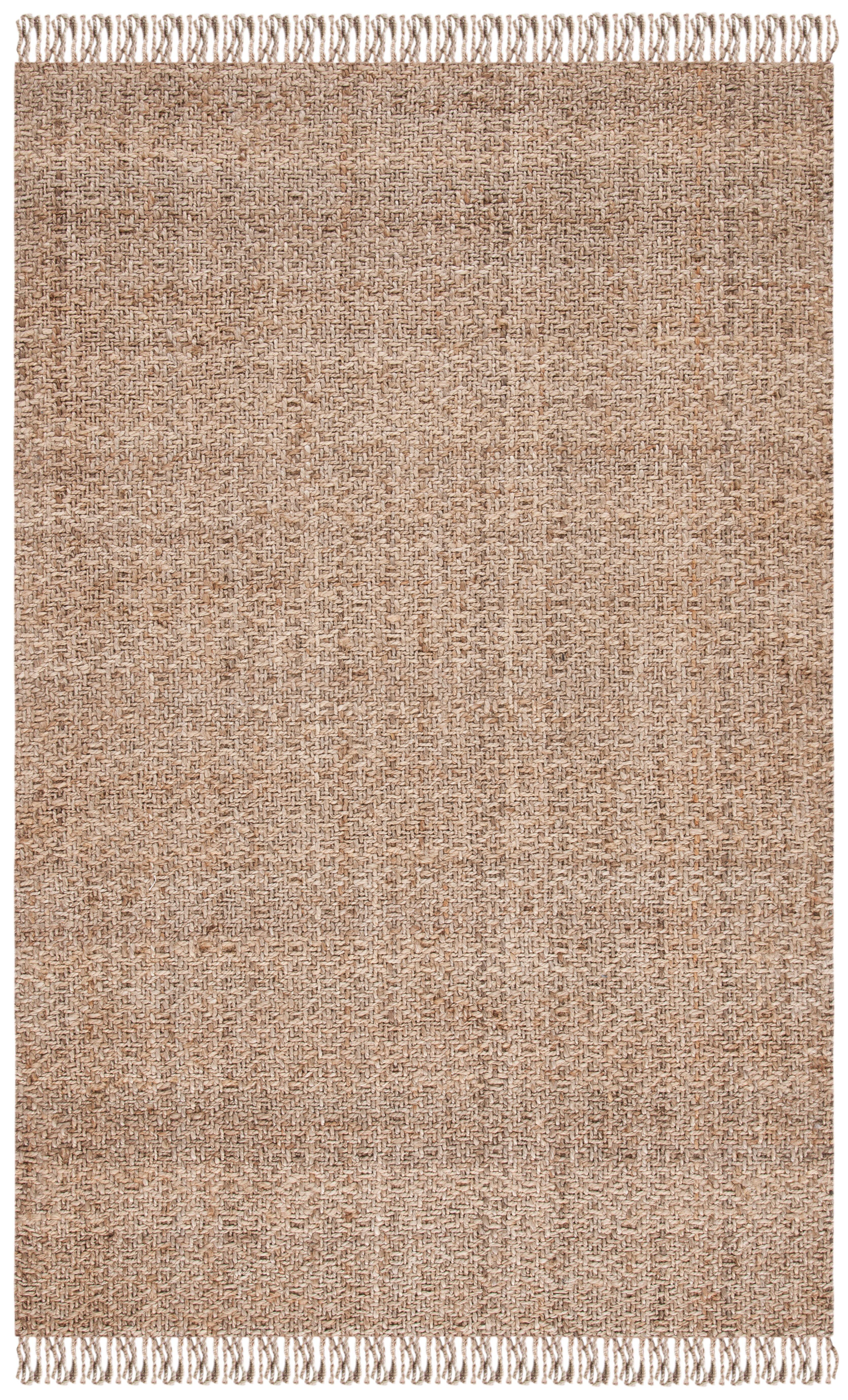 Natural Fiber NF821 Hand Woven Area Rug - Grey/Natural - 4'x6' - Safavieh.