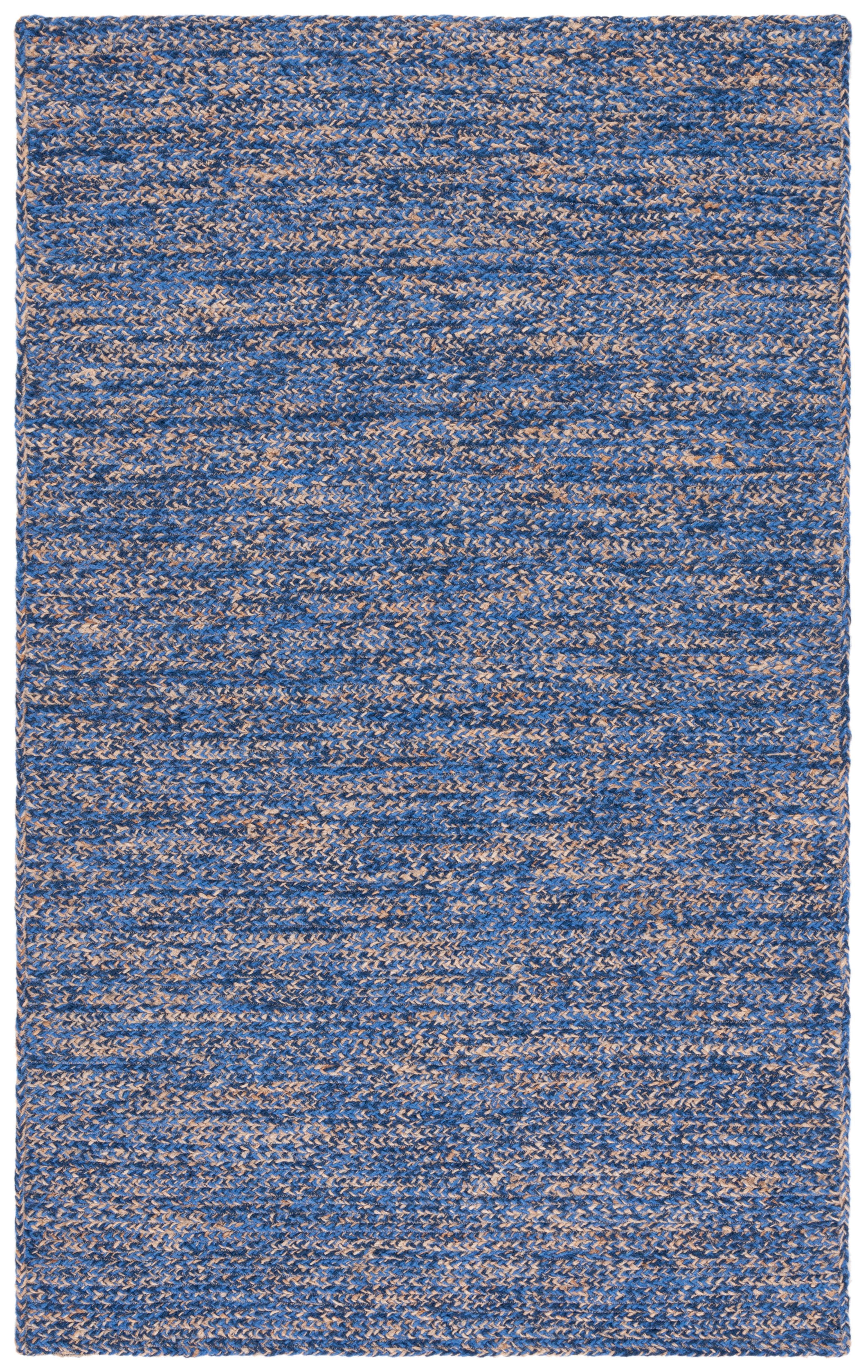 Natural Fiber NFB950 Hand Loomed Area Rug - Blue/Natural - 3'x5' - Safavieh.