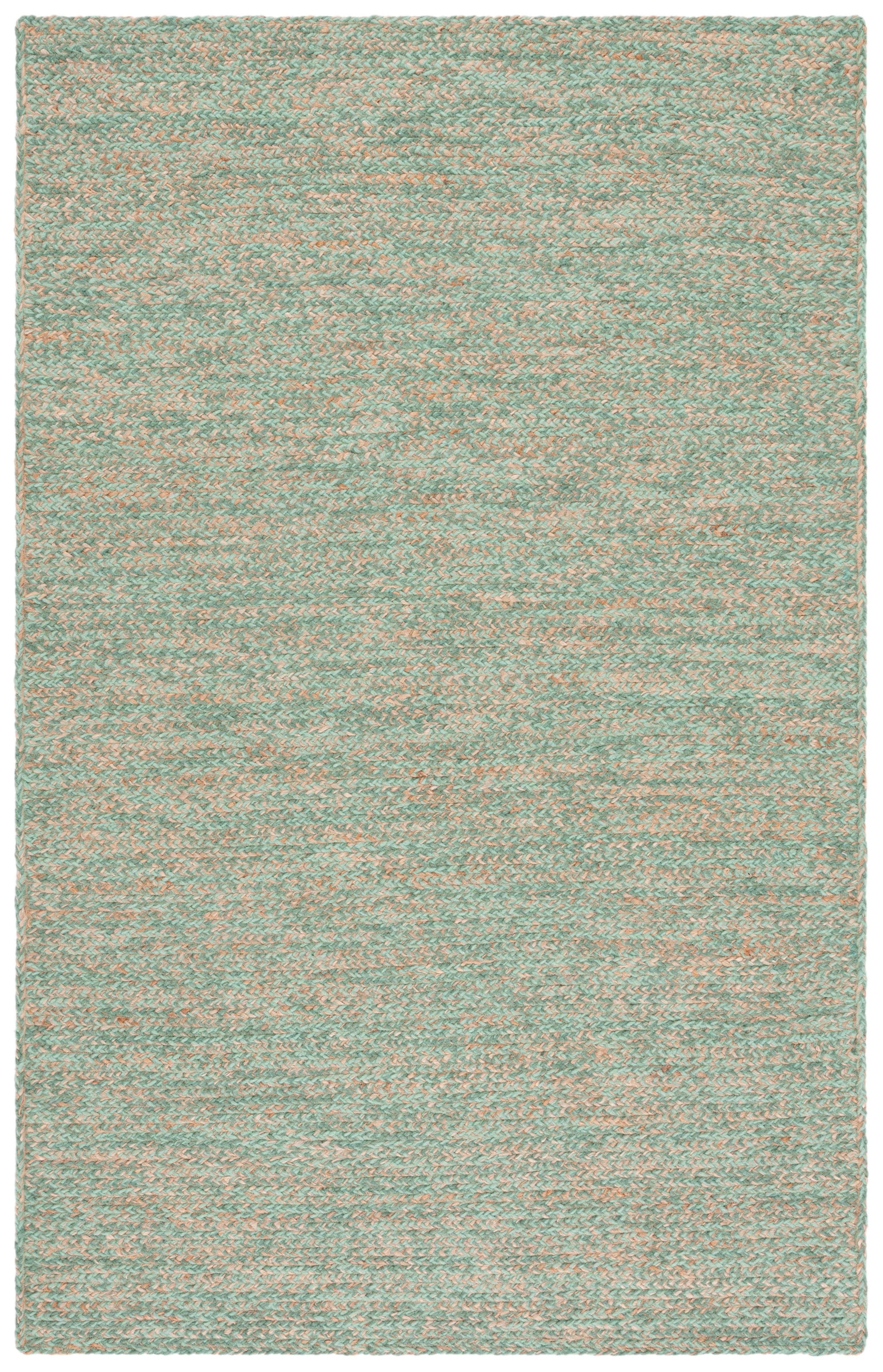 Natural Fiber NFB950 Hand Loomed Area Rug - Green/Natural - 3'x5' - Safavieh.