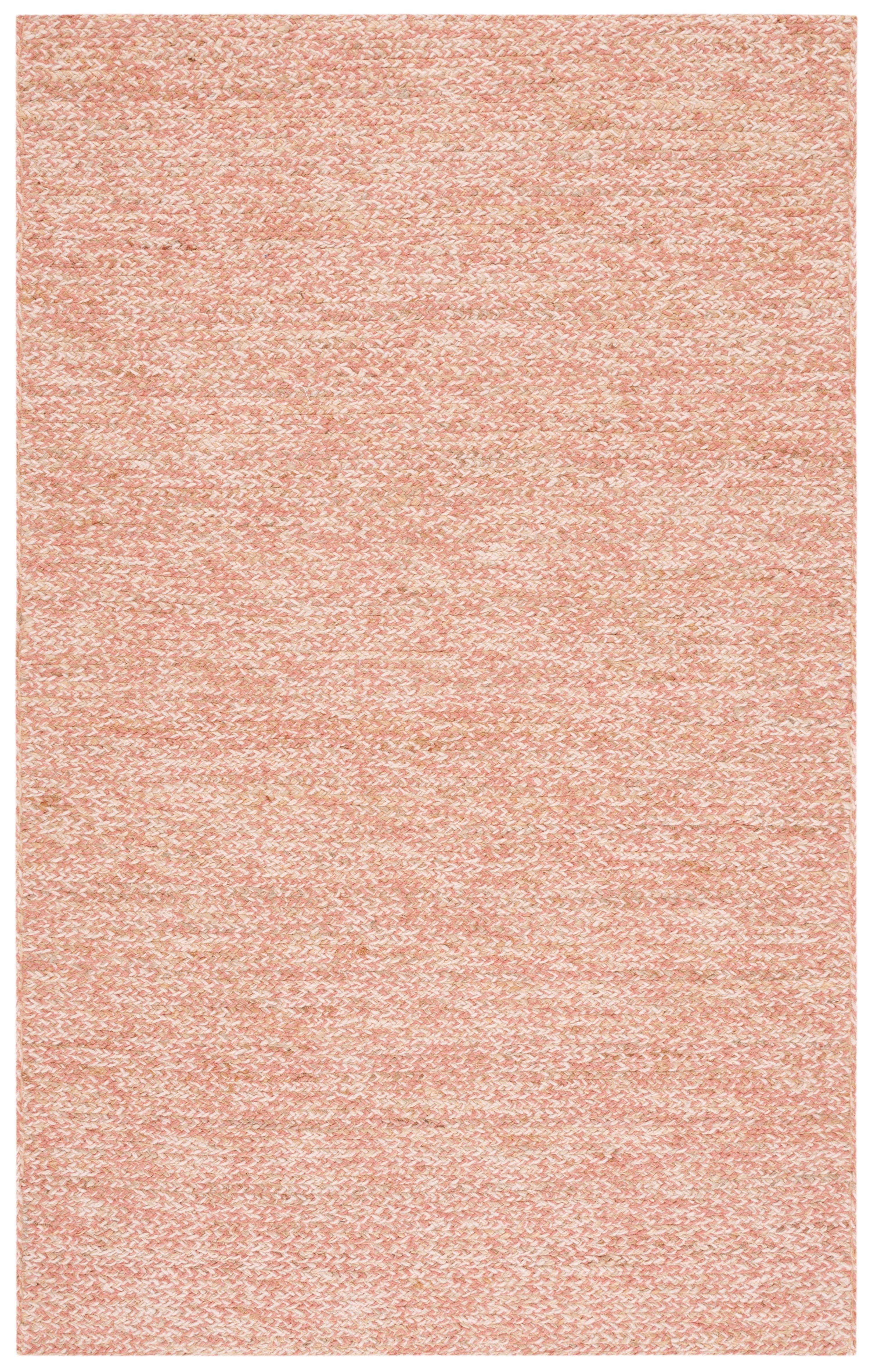 Natural Fiber NFB950 Hand Loomed Area Rug - Pink/Natural - 3'x5' - Safavieh.