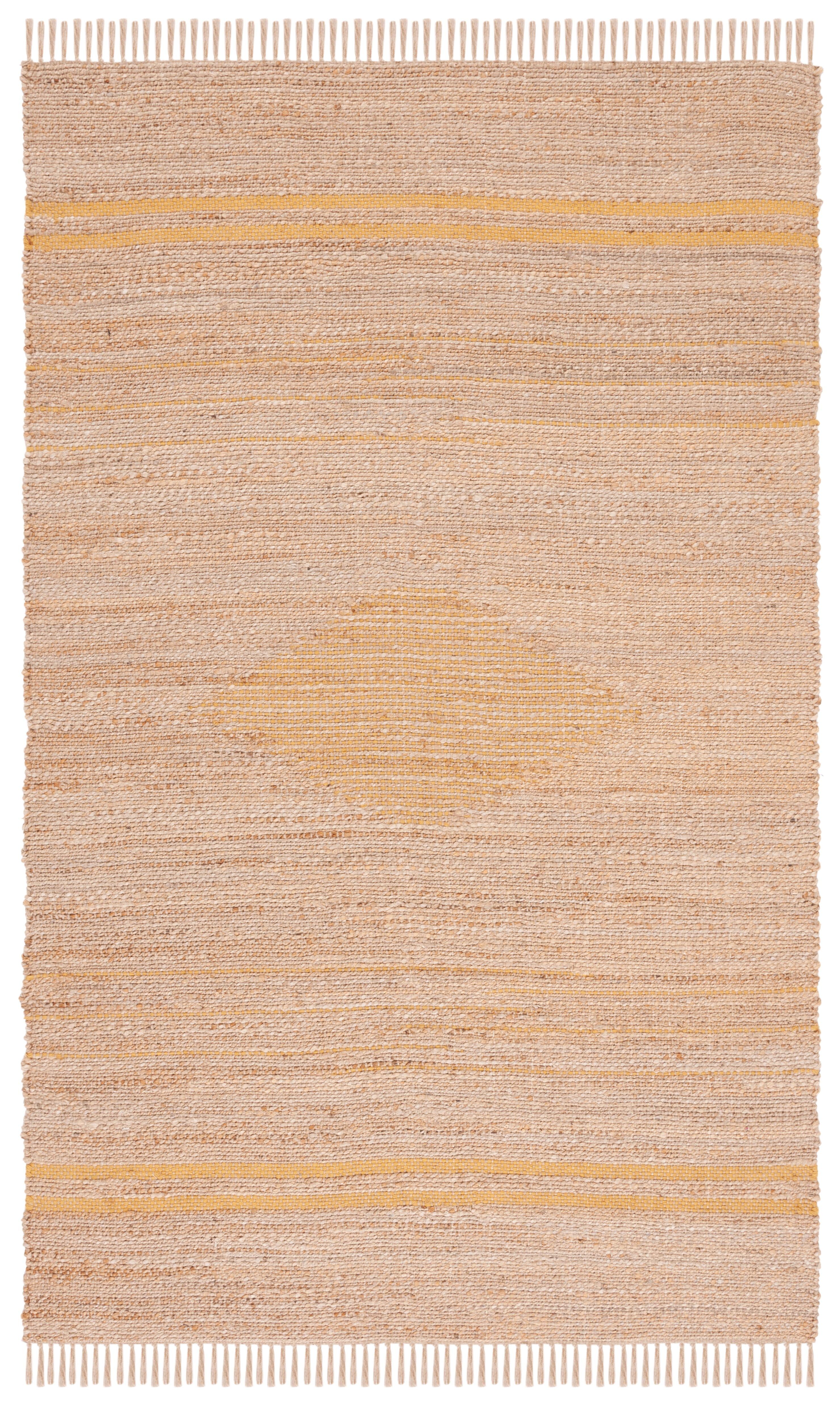 Natural Fiber NF121 Hand Woven Area Rug - Gold/Natural - 8'9"x11'9" - Safavieh.