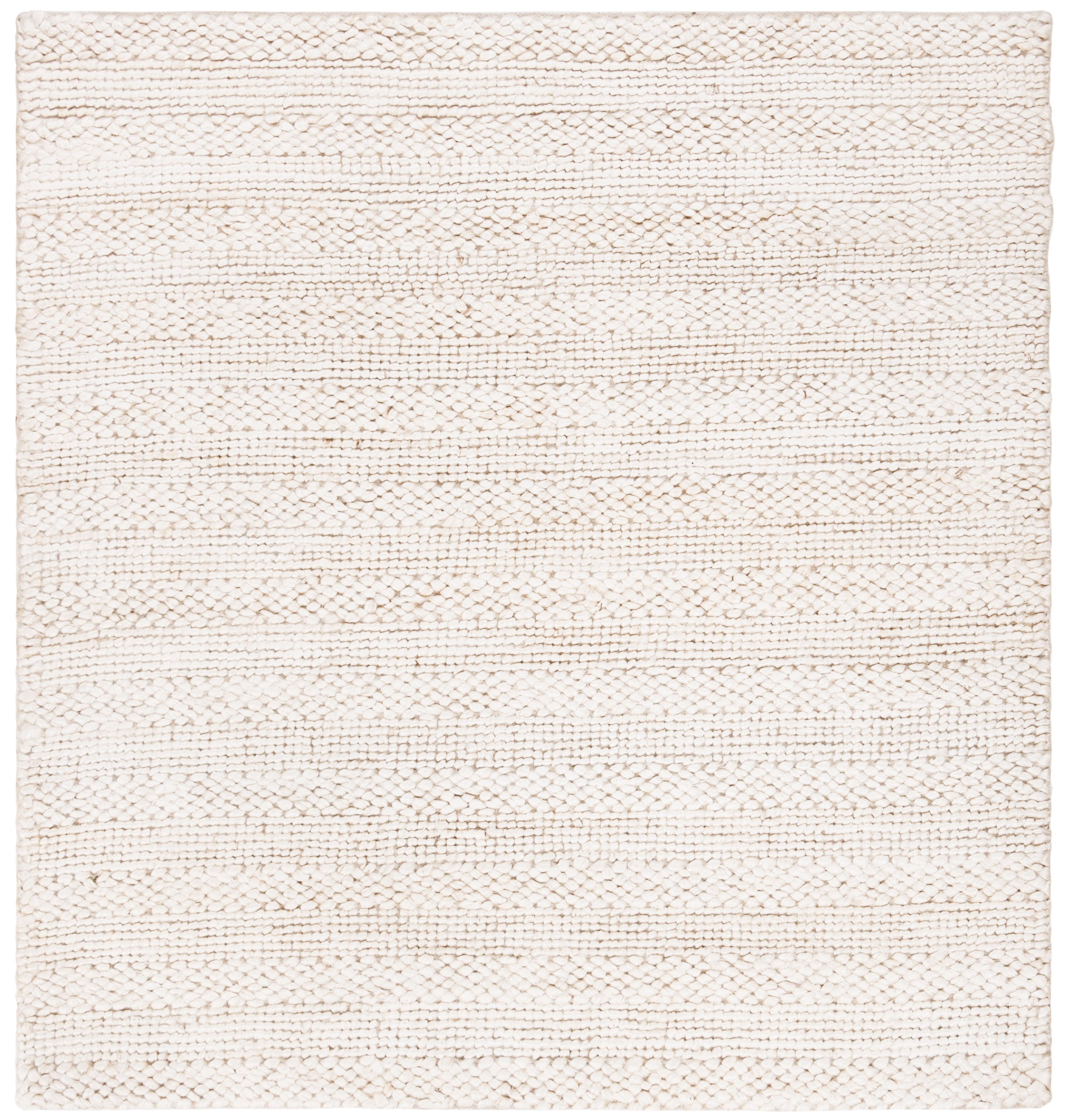 Natural Fiber NF212 Hand Woven Indoor Area Rug - Bleach - 5'x5' - Safavieh