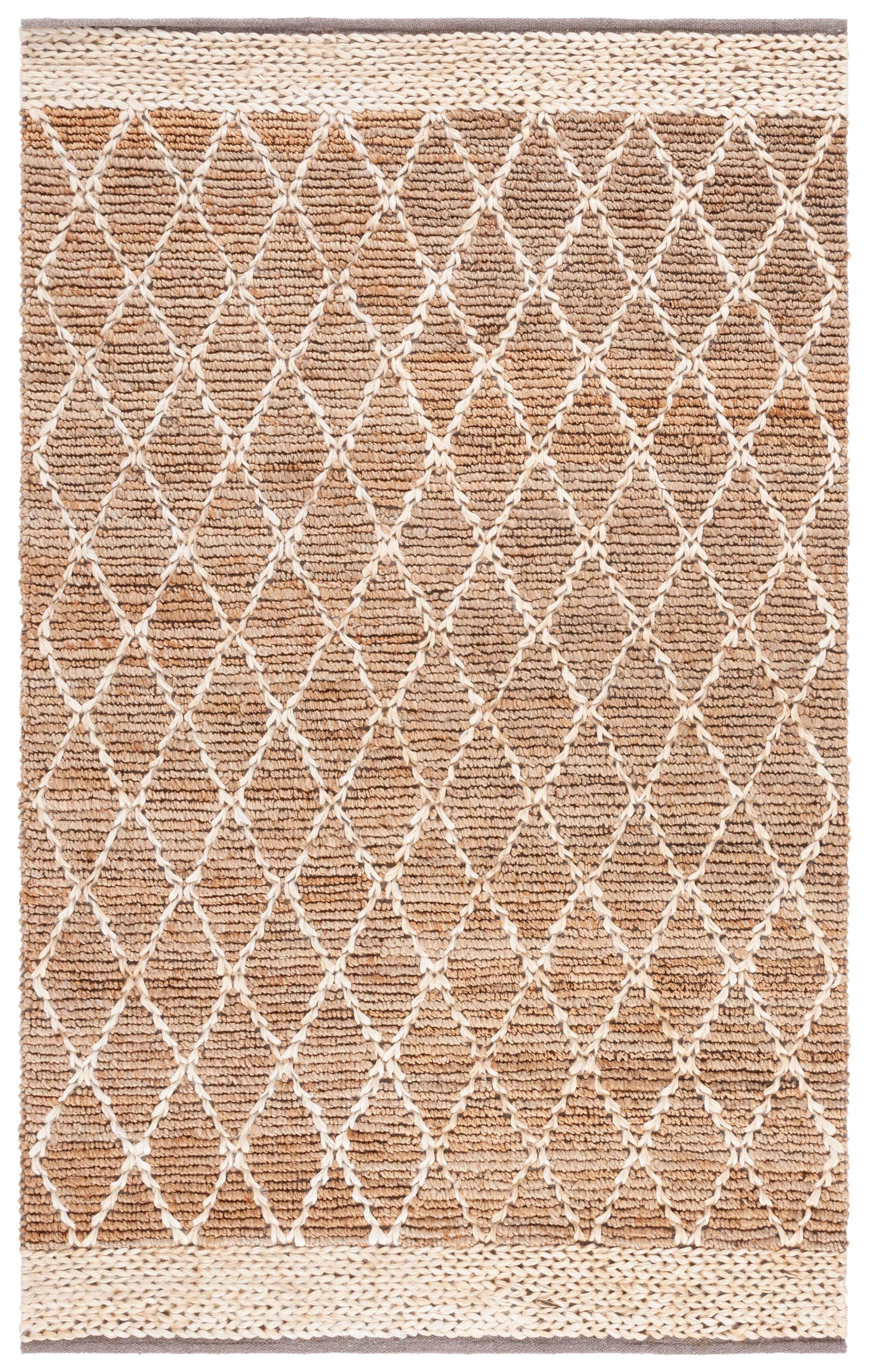 Natural Fiber NF951 Hand Loomed Accent Rug - Natural - 2'x3' - Safavieh.