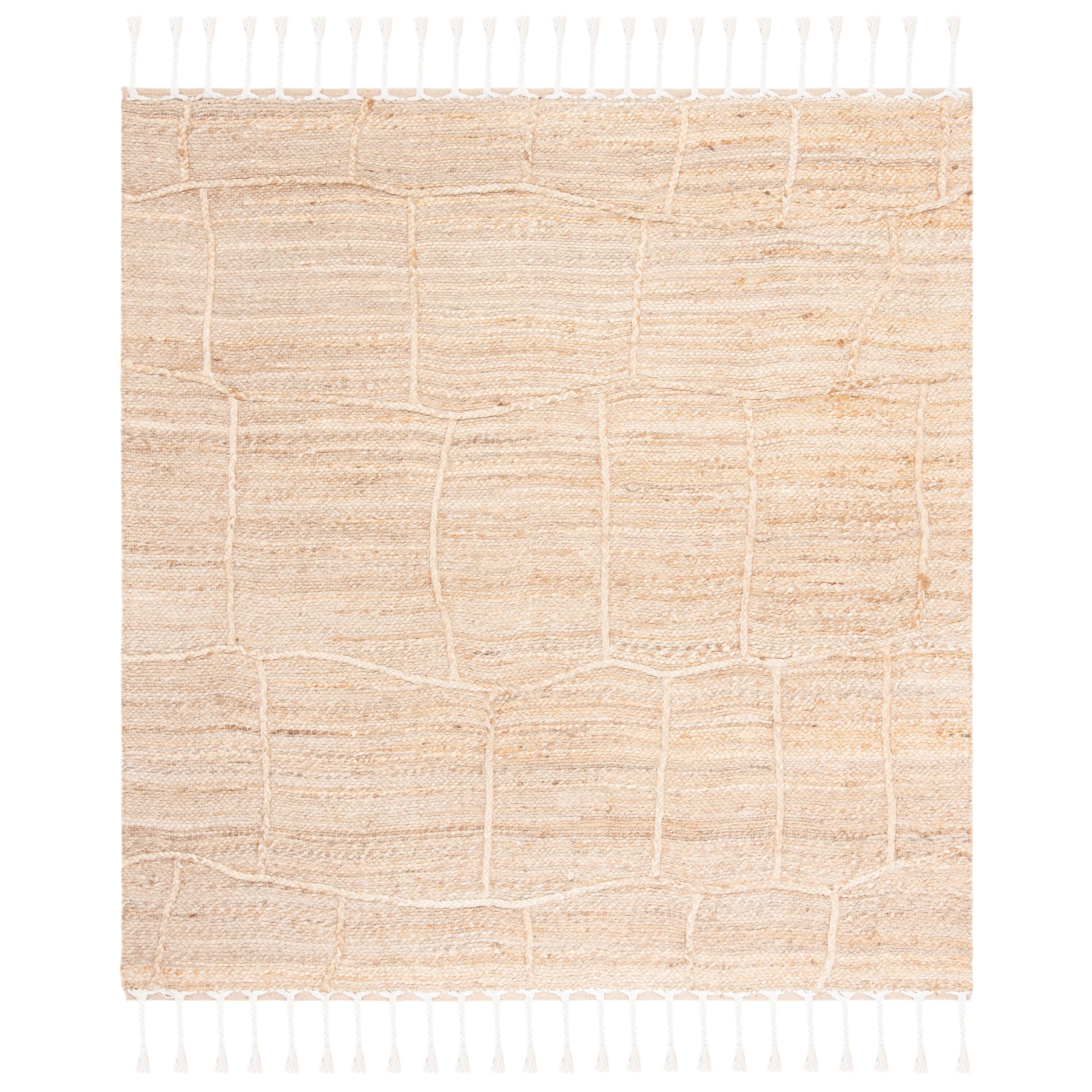 Natural Fiber NF105 Hand Woven Indoor Area Rug - Natural - 6'x6' - Safavieh