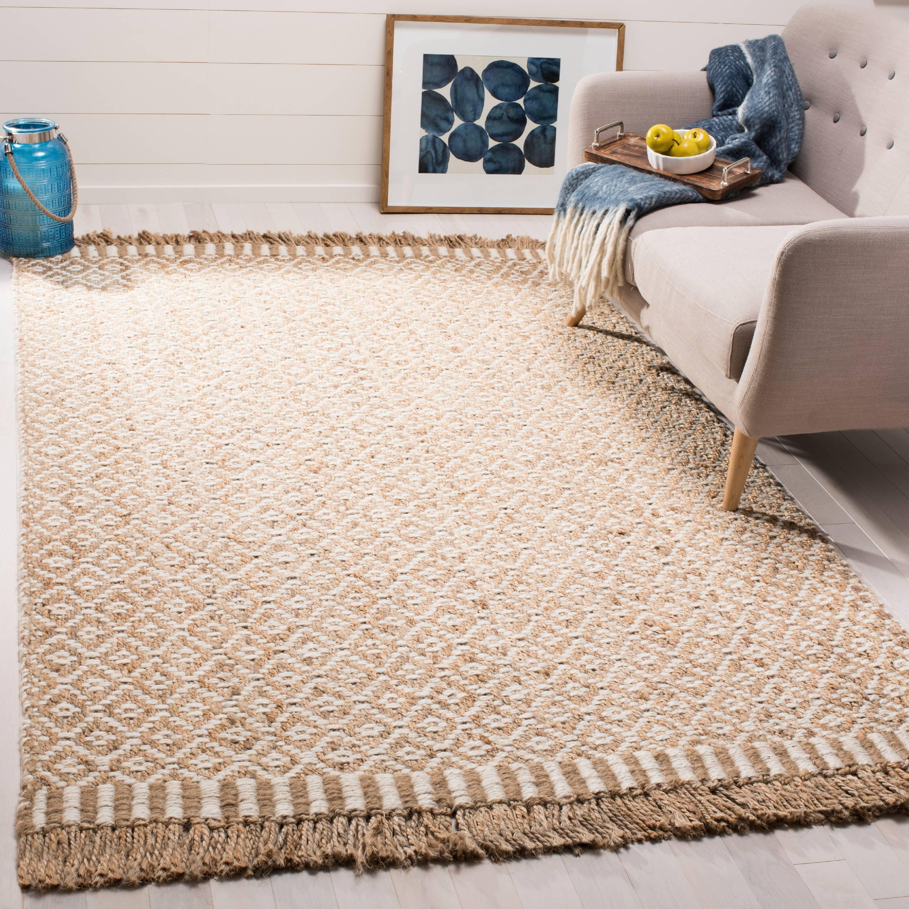 Natural Fiber NF182 Hand Woven Area Rug  - Safavieh