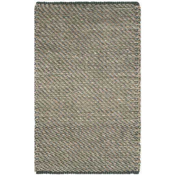 Natural Fiber NF454 Hand Woven Indoor Area Rug - Blue/Natural - 5'x8' - Safavieh.