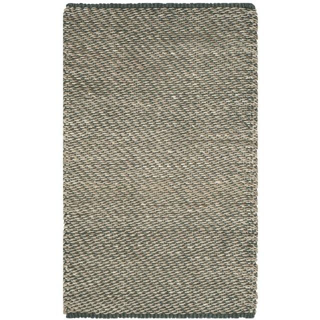 Natural Fiber NF454 Hand Woven Indoor Area Rug - Blue/Natural - 5'x8' - Safavieh.
