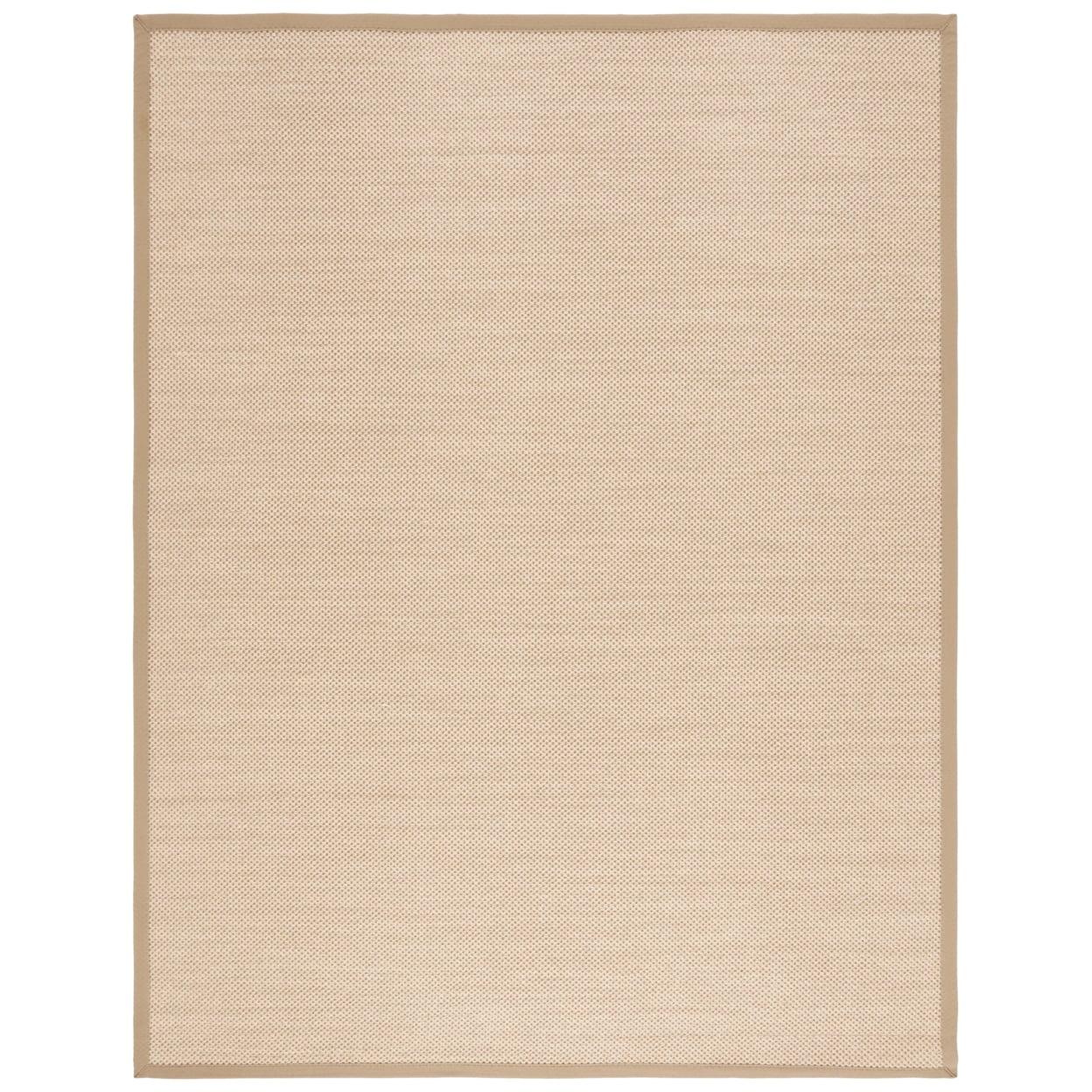 Natural Fiber NF141 Power Loomed Indoor Area Rug - Maize/Linen - 6'x9' - Safavieh.