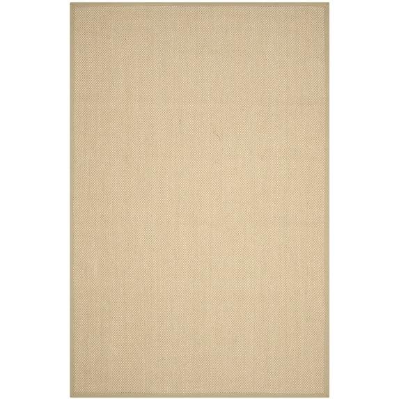 SAFAVIEH Natural Fiber Jovana Solid Area Rug, Maize/Linen, 6' x 8'