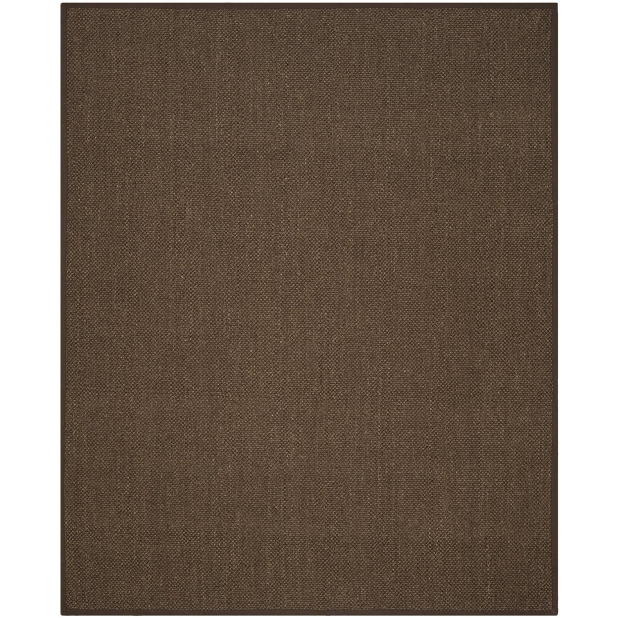 Natural Fiber NF443 Power Loomed Accent Rug - Brown/Brown - 2'x4' - Safavieh.