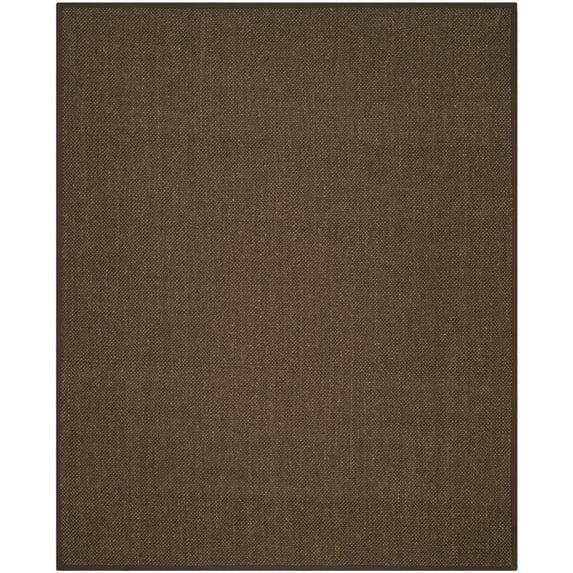 Natural Fiber NF443 Power Loomed Area Rug - Brown/Brown - 3'x5' - Safavieh.