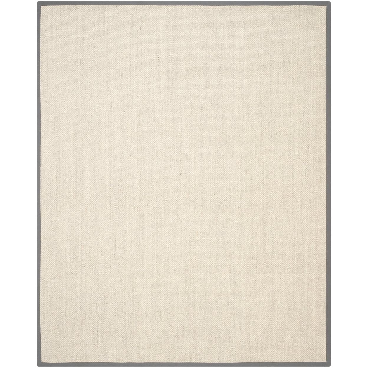 Natural Fiber NF443 Power Loomed Area Rug - Marble/Grey - 5'x8' - Safavieh.