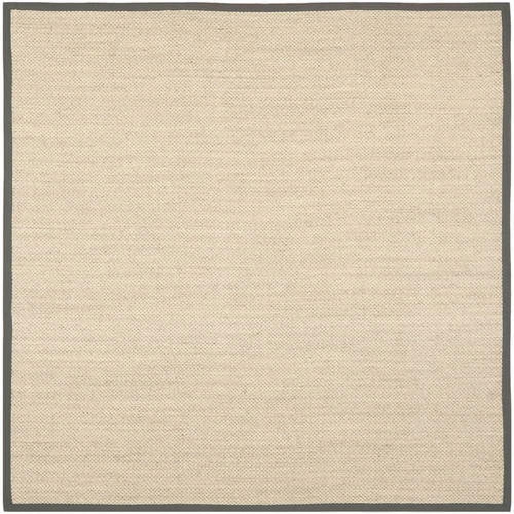 Marble Grey 6' x 9' Natural Fiber Area Rug