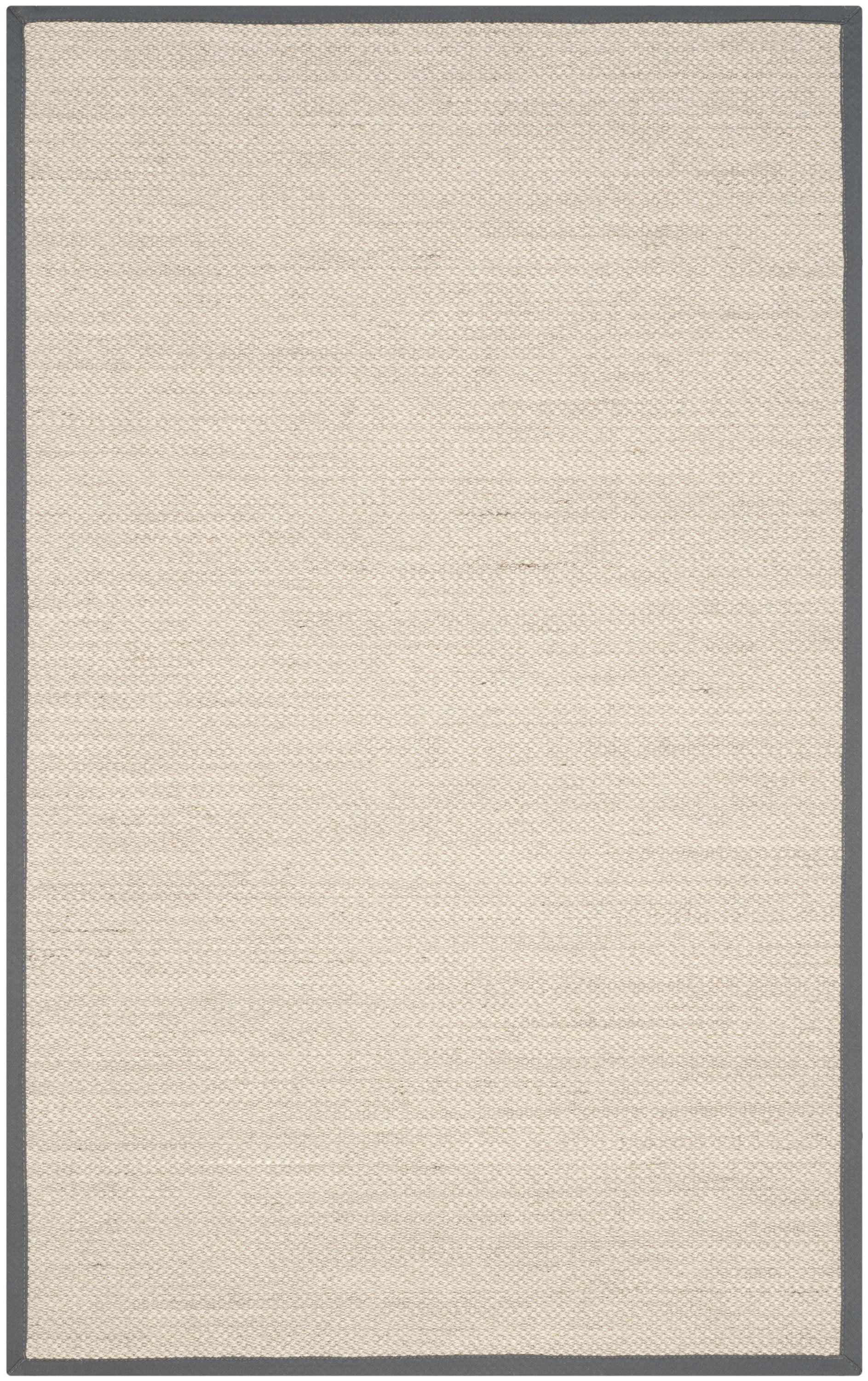 Natural Fiber NF143 Power Loomed Indoor Accent Rug - Marble/Dark Grey - 2'6"x4' - Safavieh.
