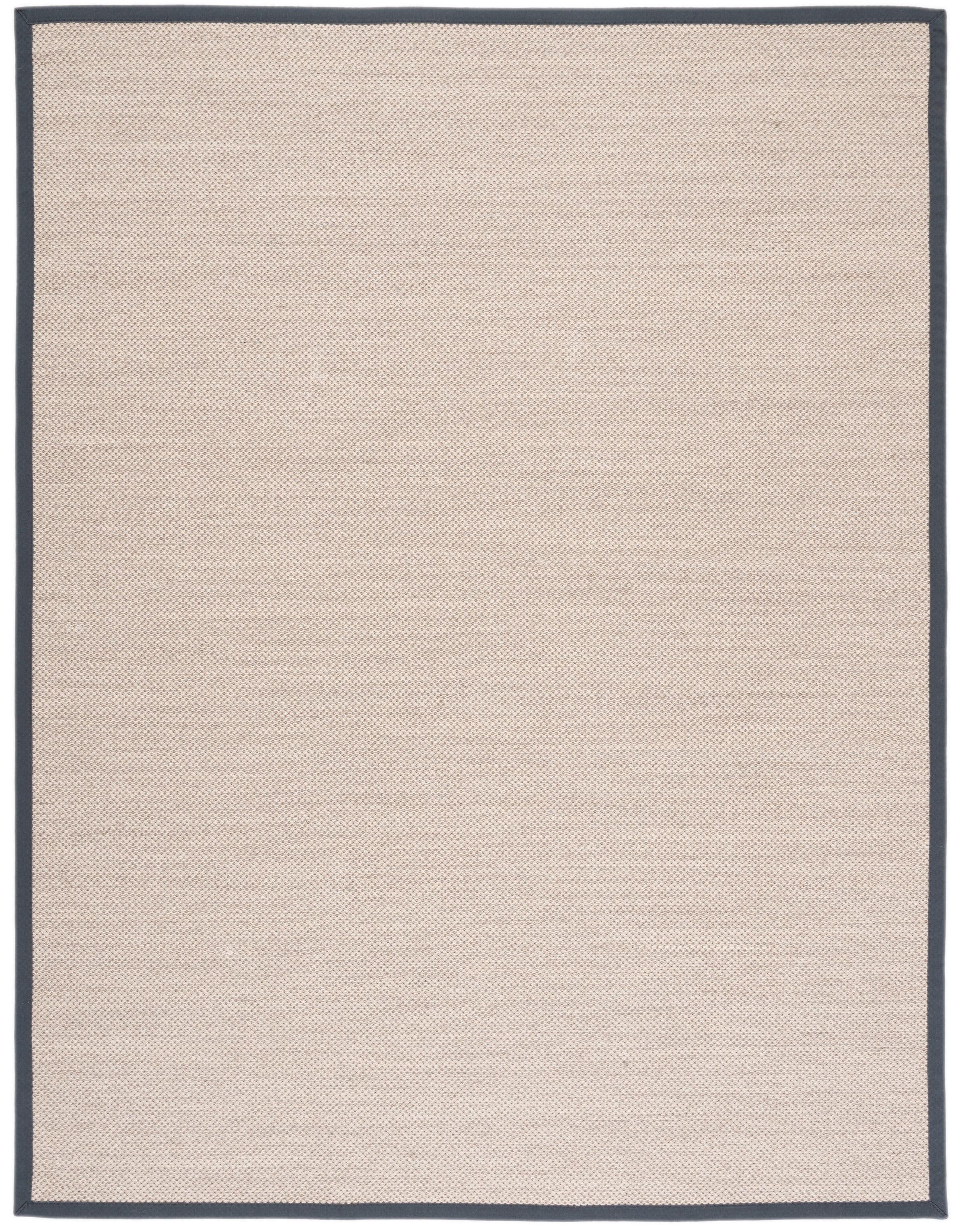 Natural Fiber NF143 Power Loomed Indoor Area Rug - Marble/Dark Grey - 9'x12' - Safavieh