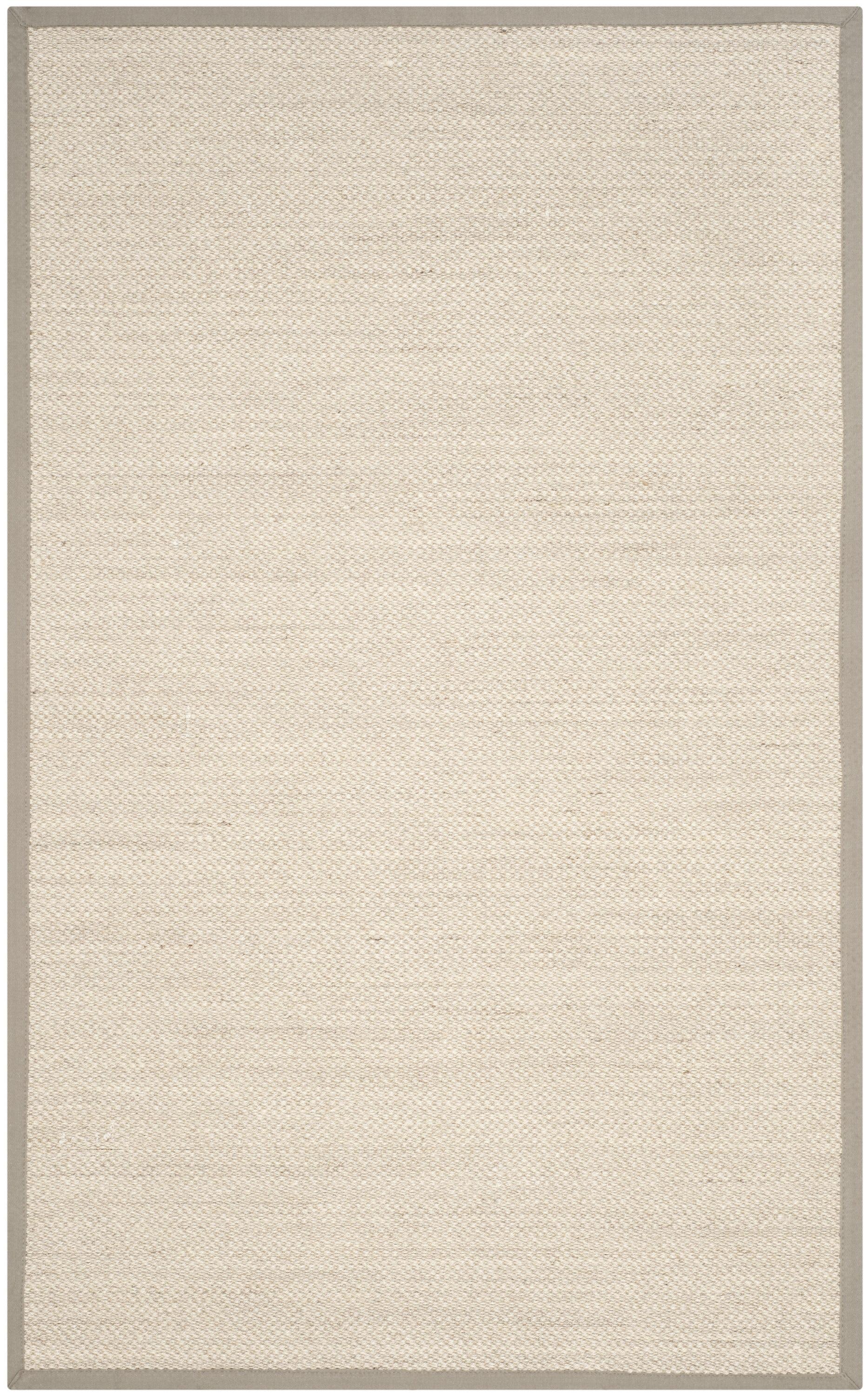 Hand-Knotted Marble & Khaki Eco-Friendly 5' x 8' Area Rug