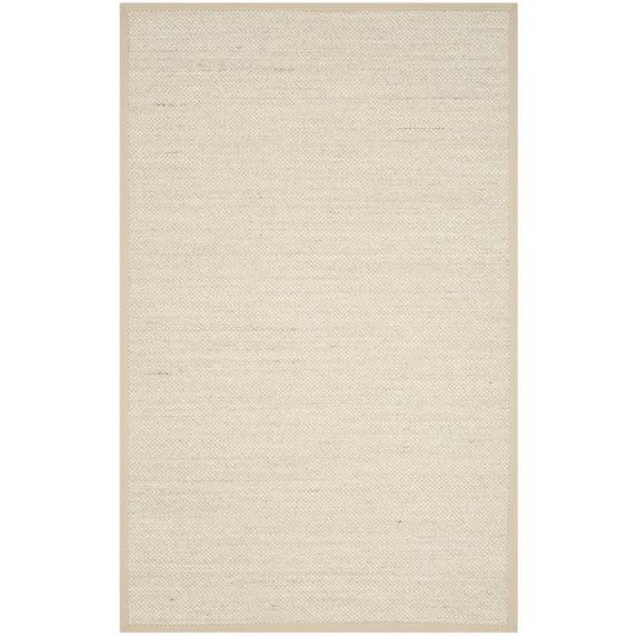 Natural Fiber NF143 Power Loomed Accent Rug - Marble/Linen - 2'x3' - Safavieh.